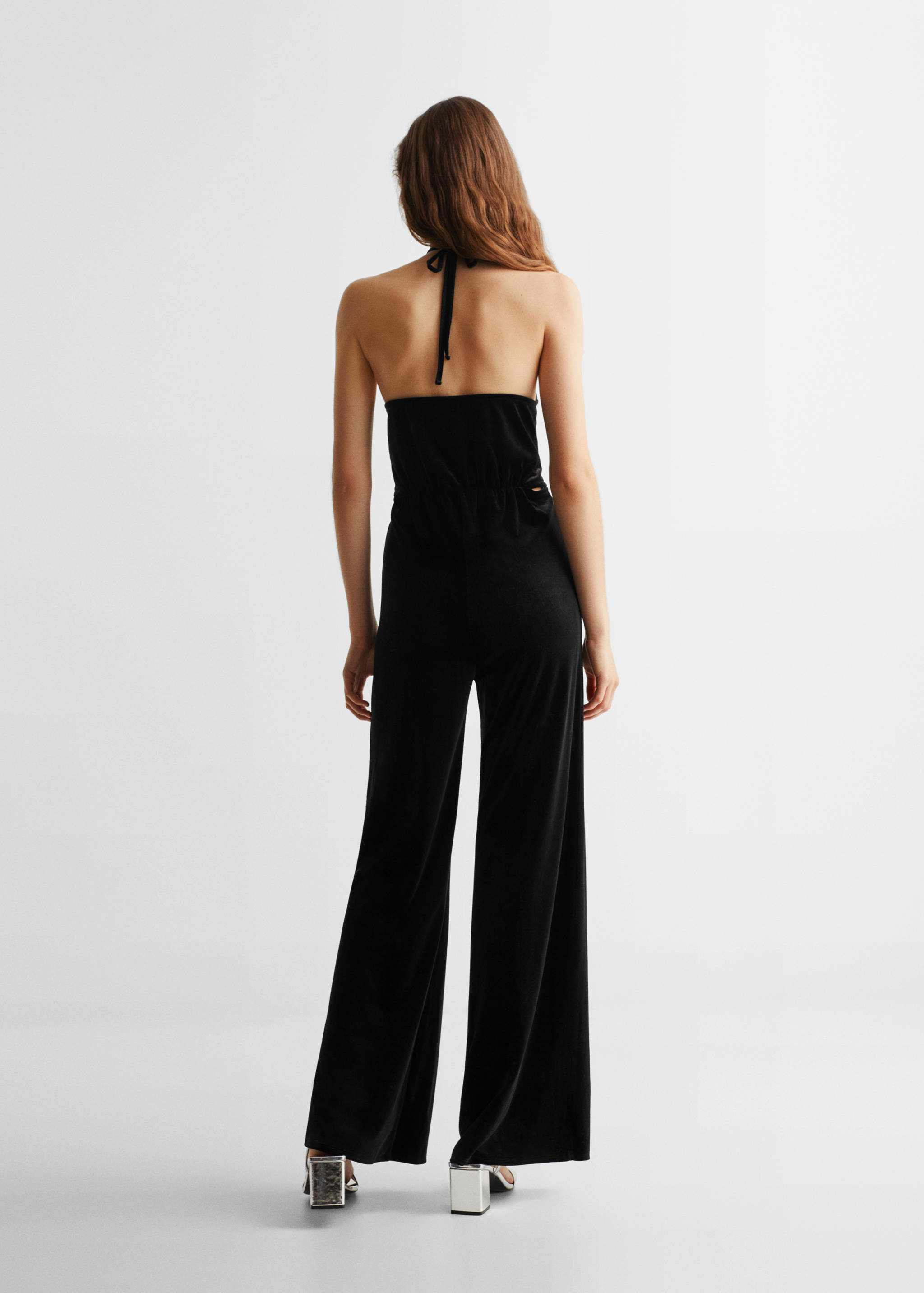 Asymmetric long jumpsuit - Reverse of the article