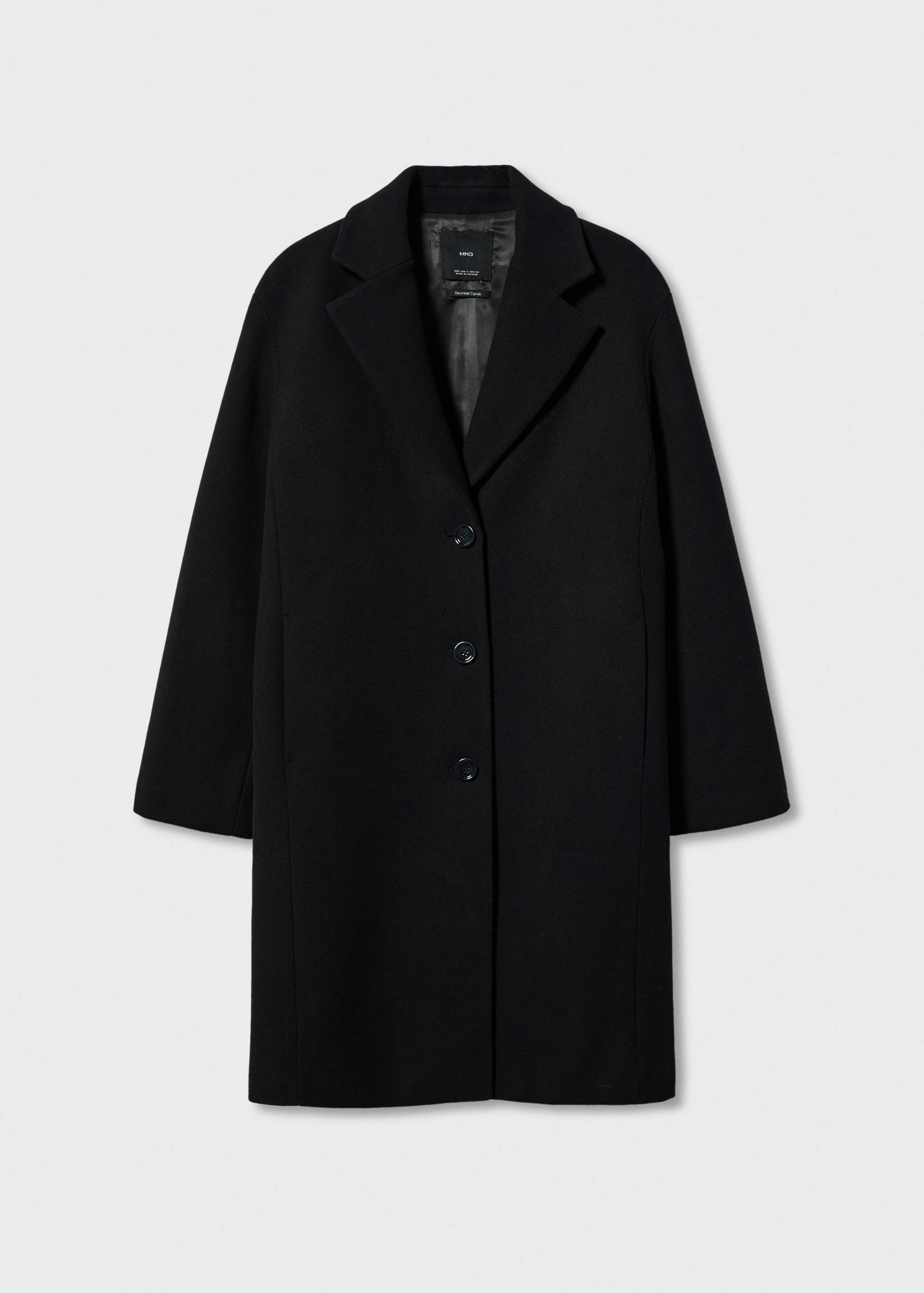 Manteau en laine boutonné - Article sans modèle