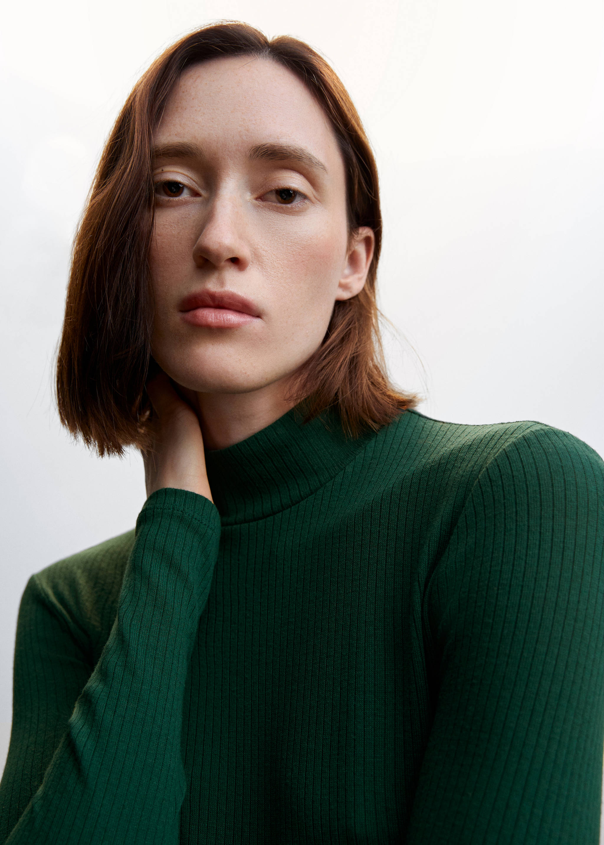 T-shirt côtelé manches longues - Détail de l'article 6