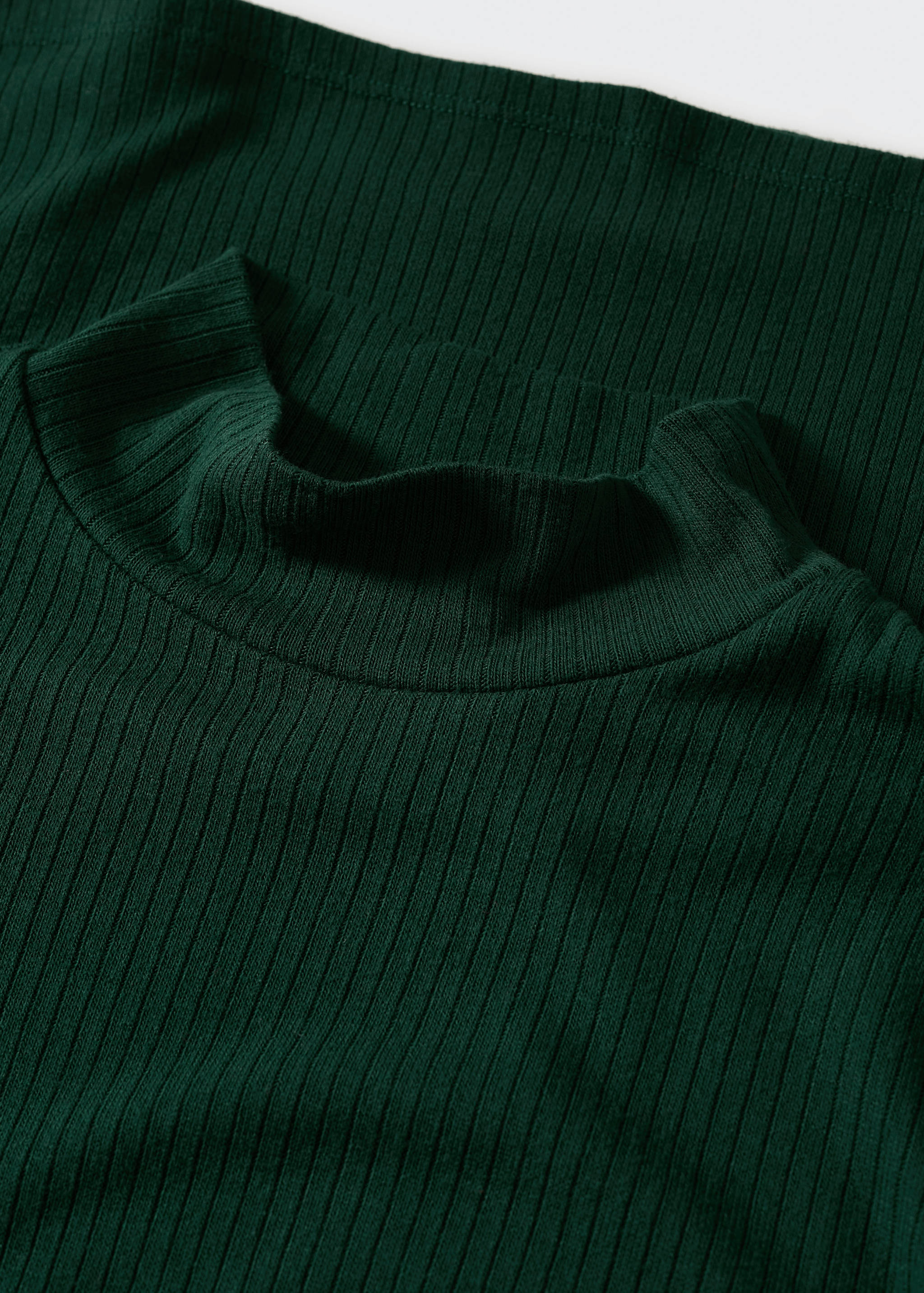 T-shirt côtelé manches longues - Détail de l'article 8