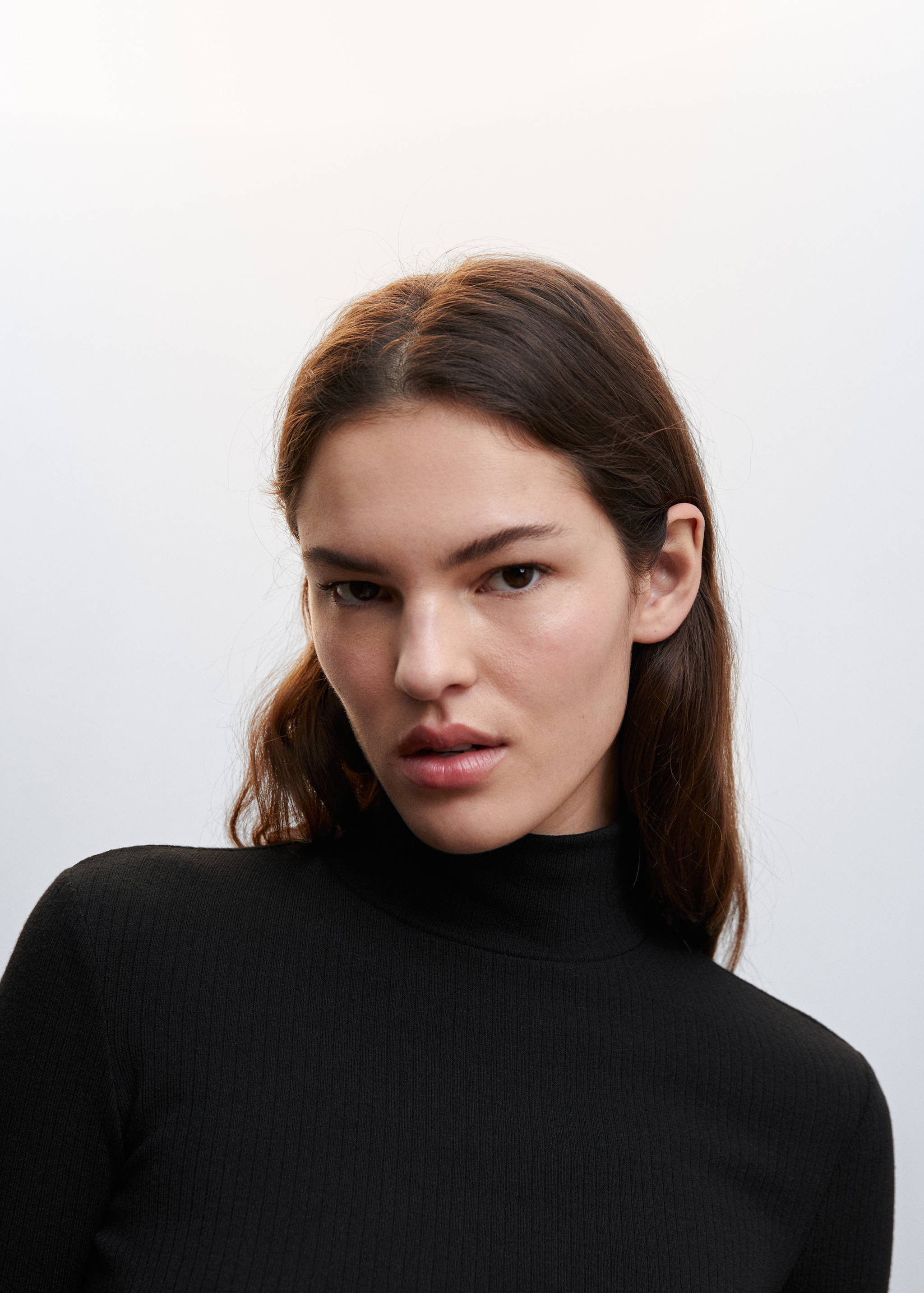 T-shirt côtelé manches longues - Détail de l'article 1