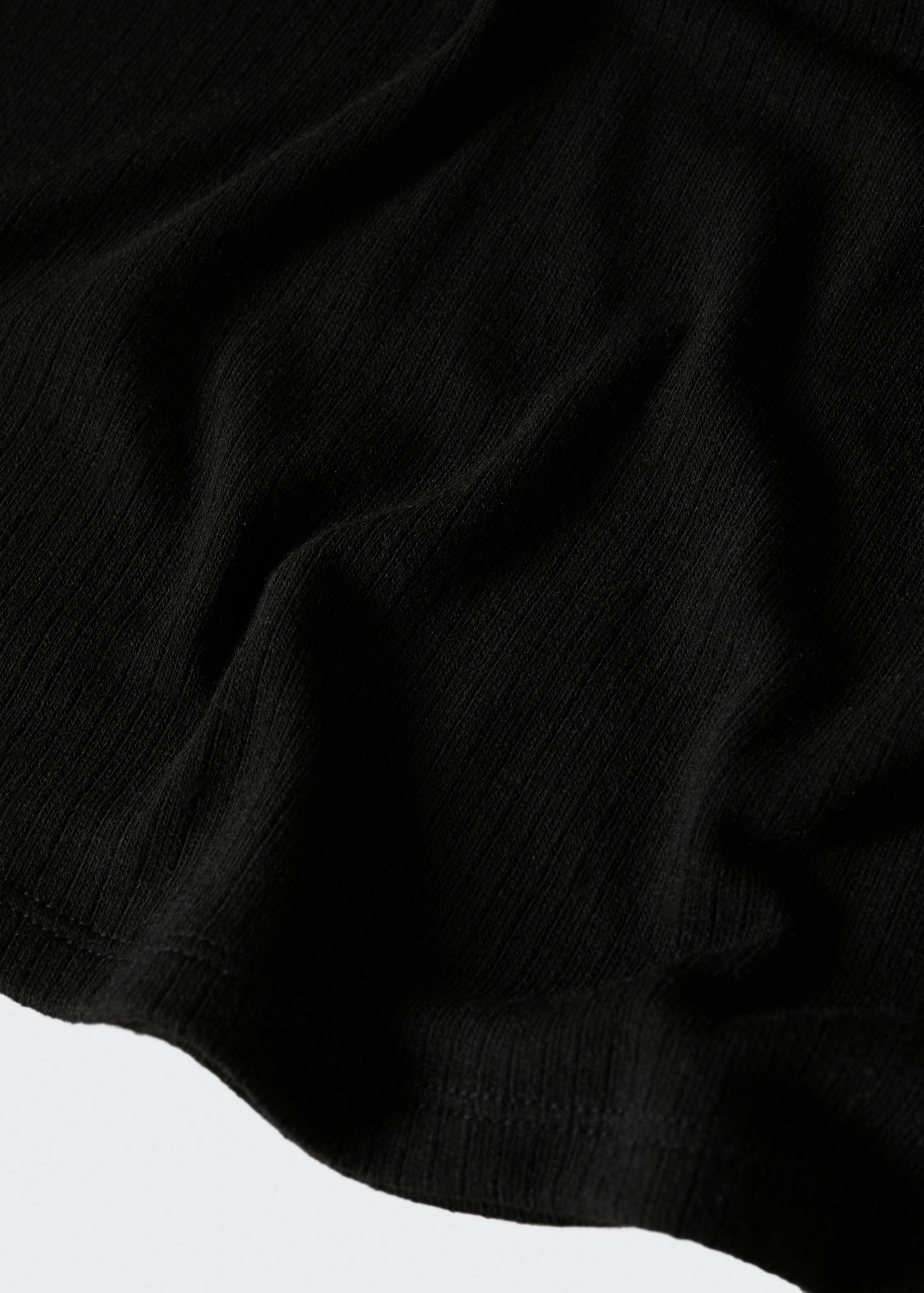 T-shirt côtelé manches longues - Détail de l'article 8