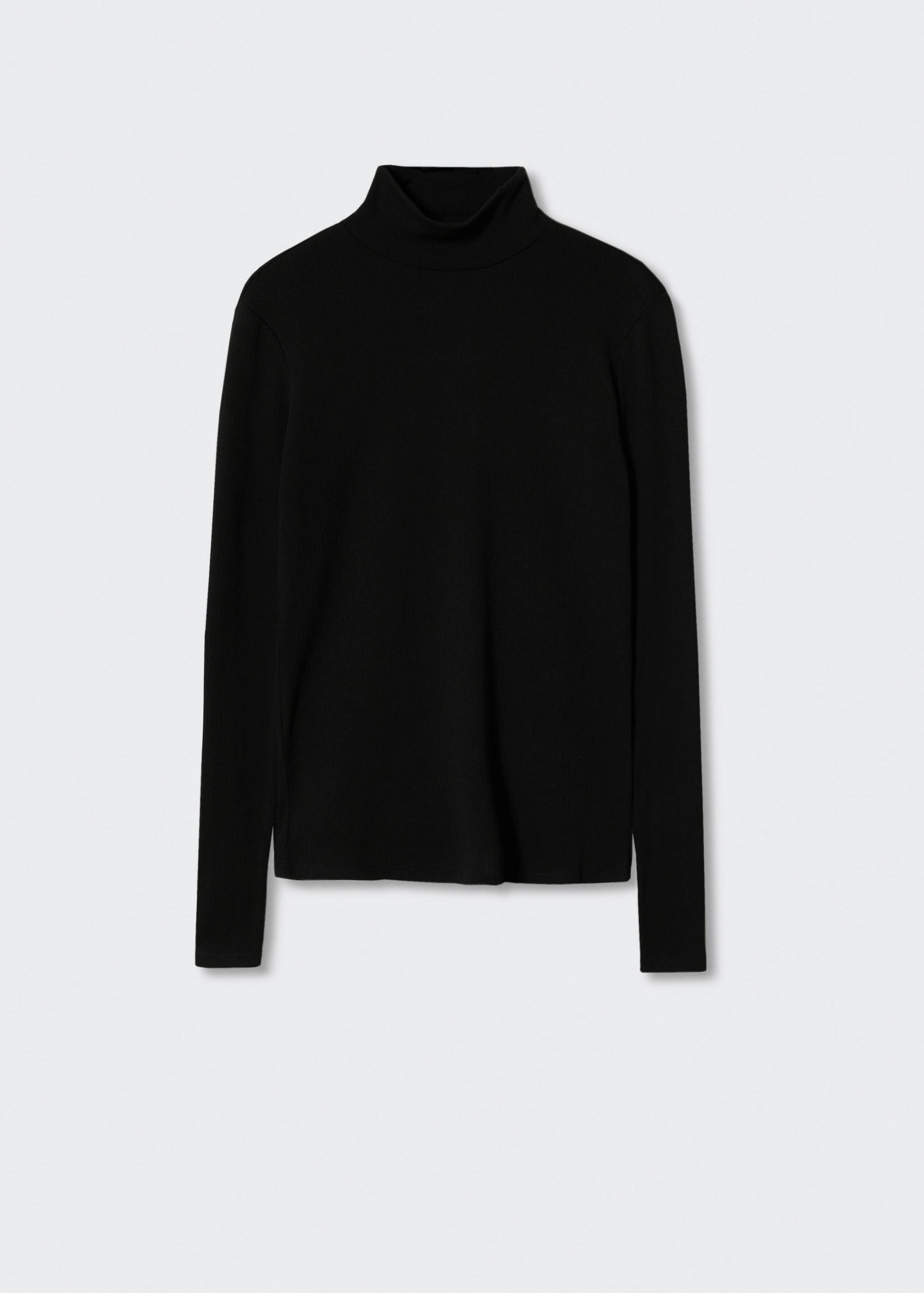 T-shirt côtelé manches longues - Article sans modèle