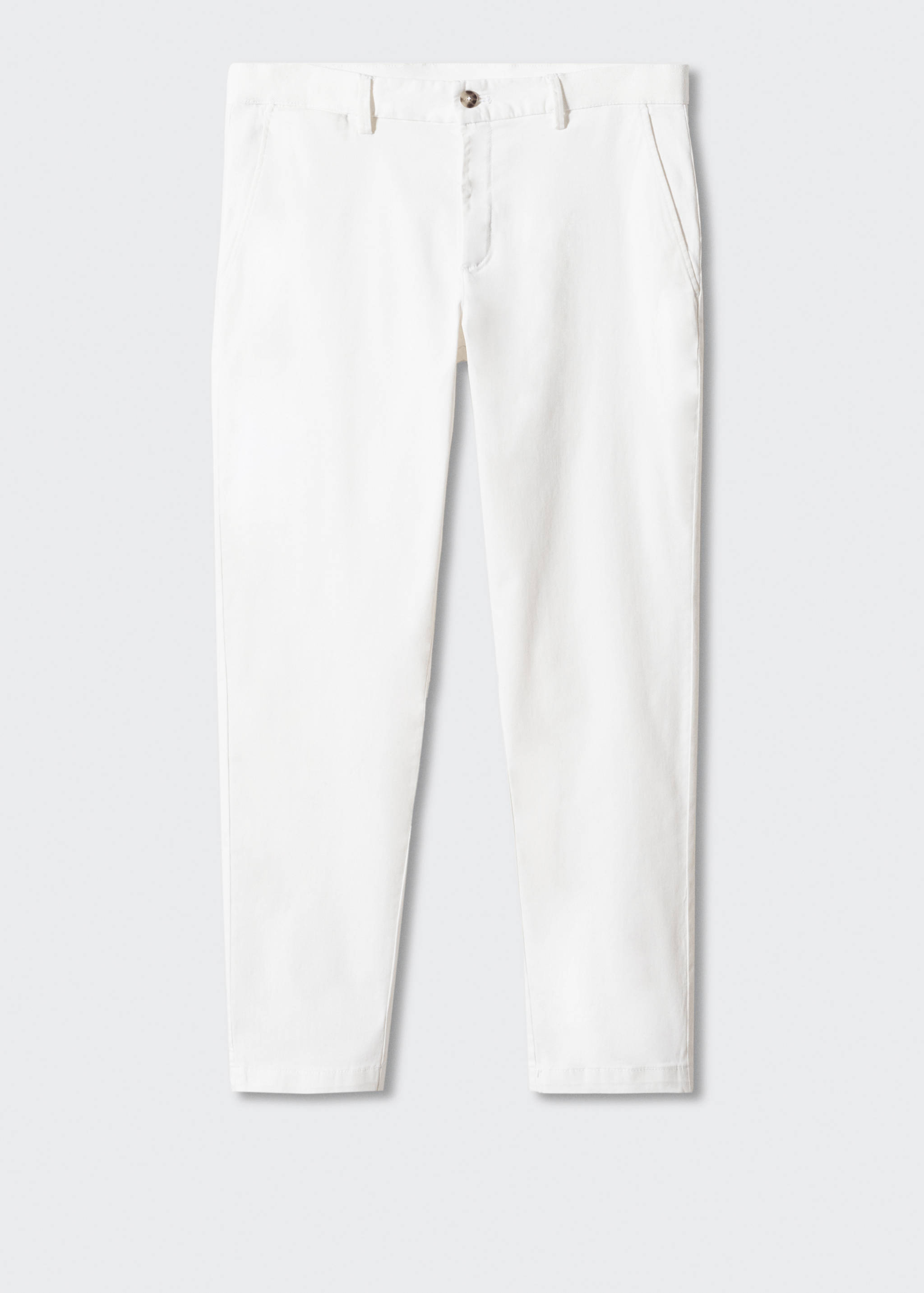 Cotton tapered crop trousers - Article without model