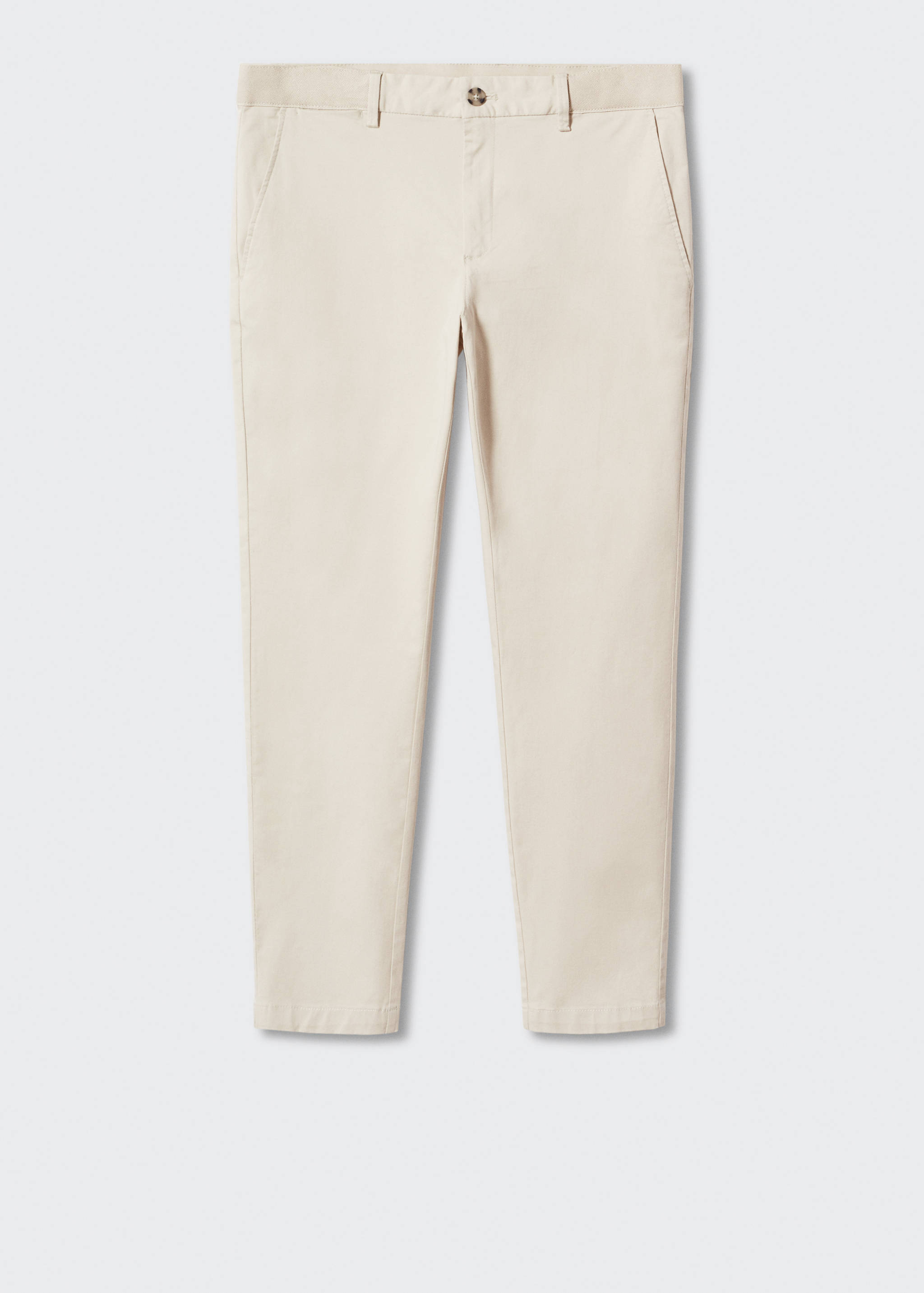 Cotton tapered crop trousers - Article without model