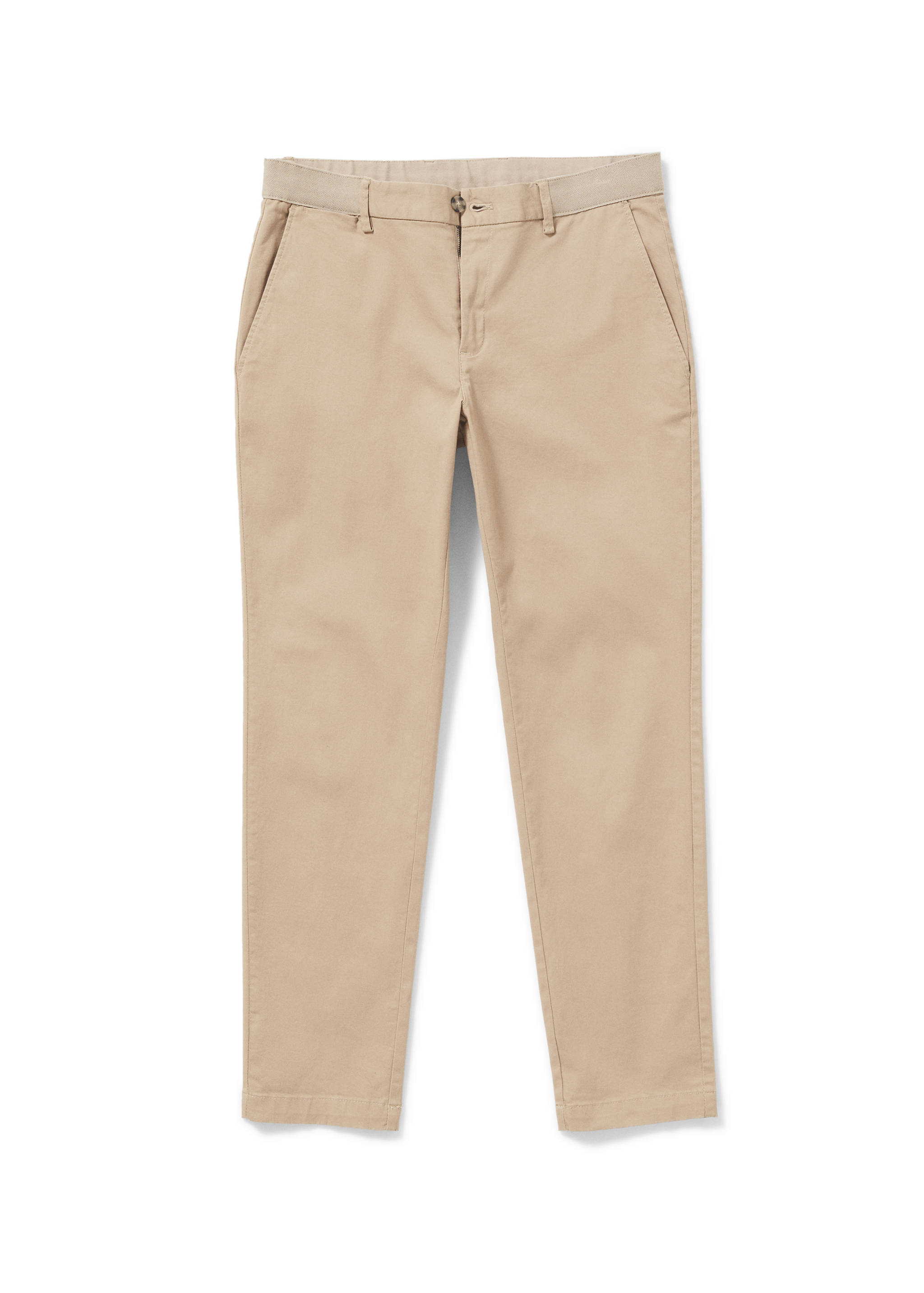 Cotton tapered crop trousers - Details of the article 9