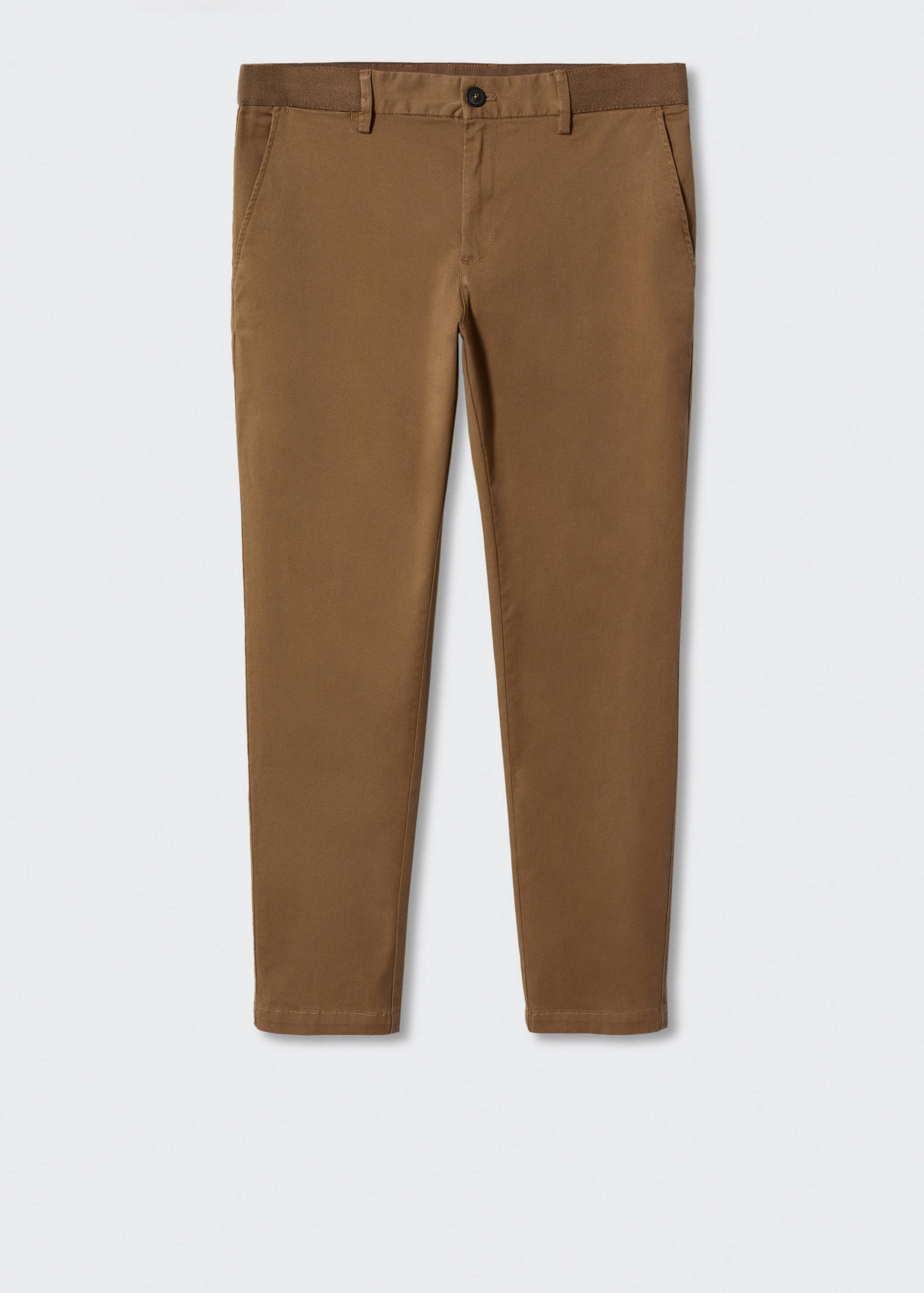 Cotton tapered crop trousers - Article without model