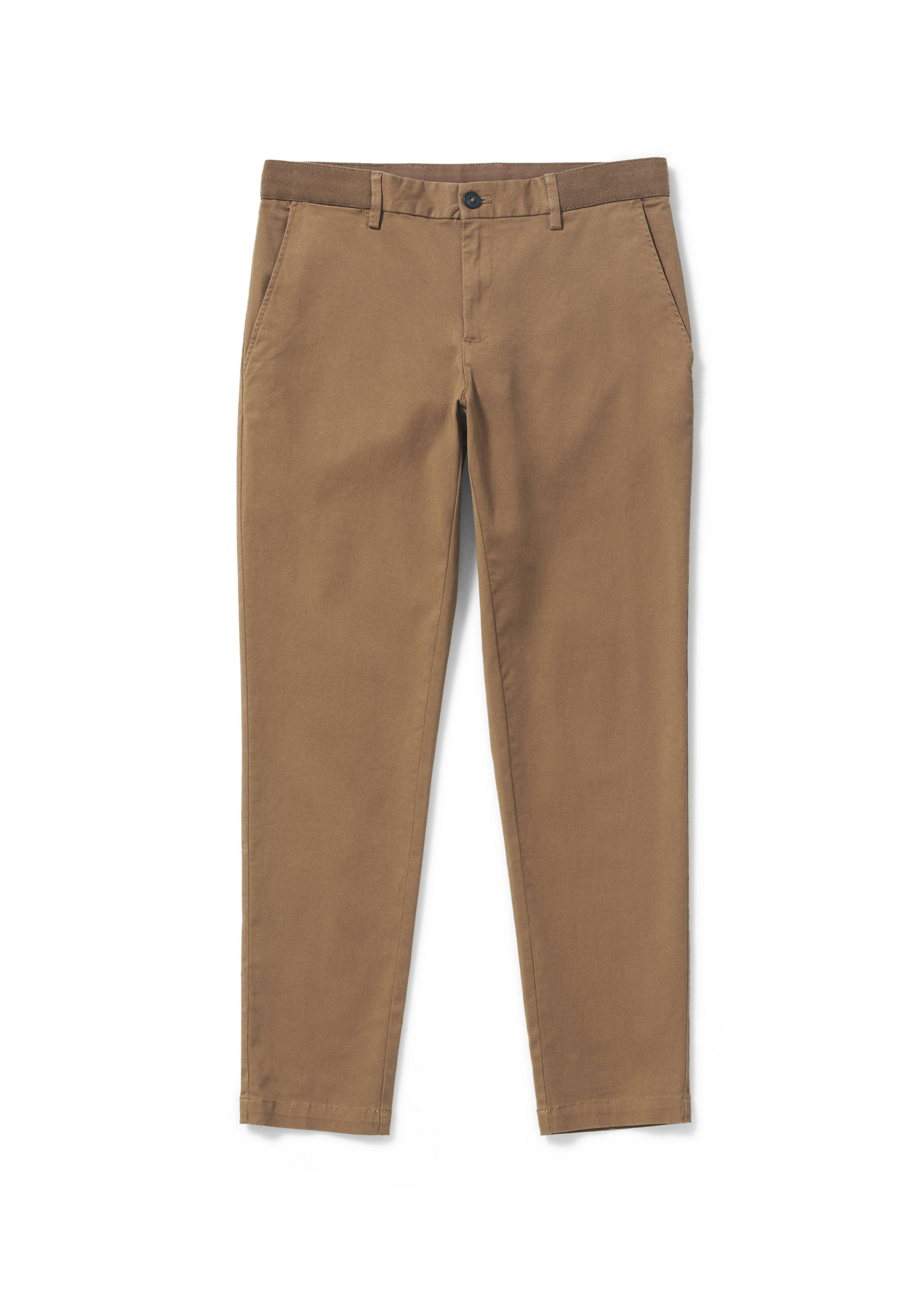 Cotton tapered crop trousers - Details of the article 9
