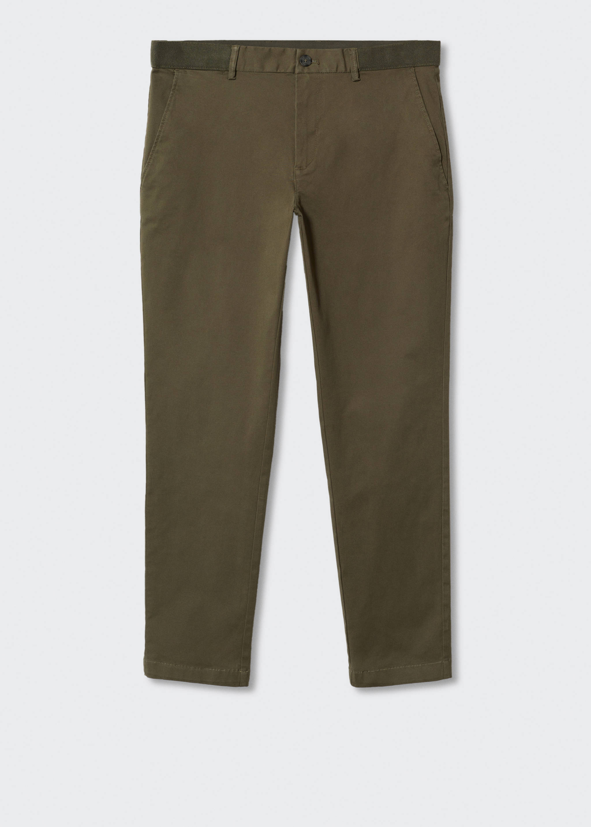 Cotton tapered crop trousers - Article without model