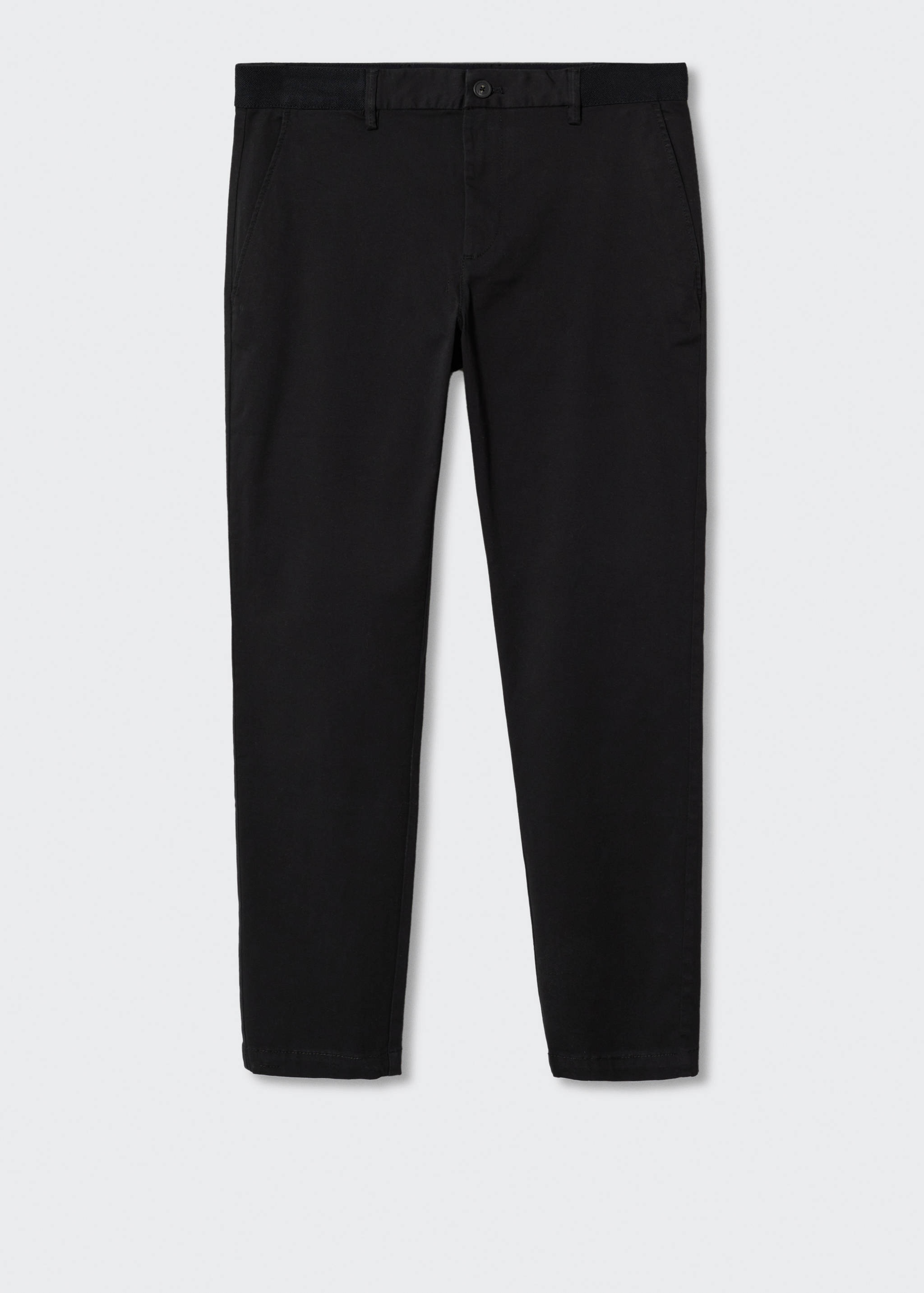 Cotton tapered crop trousers - Article without model
