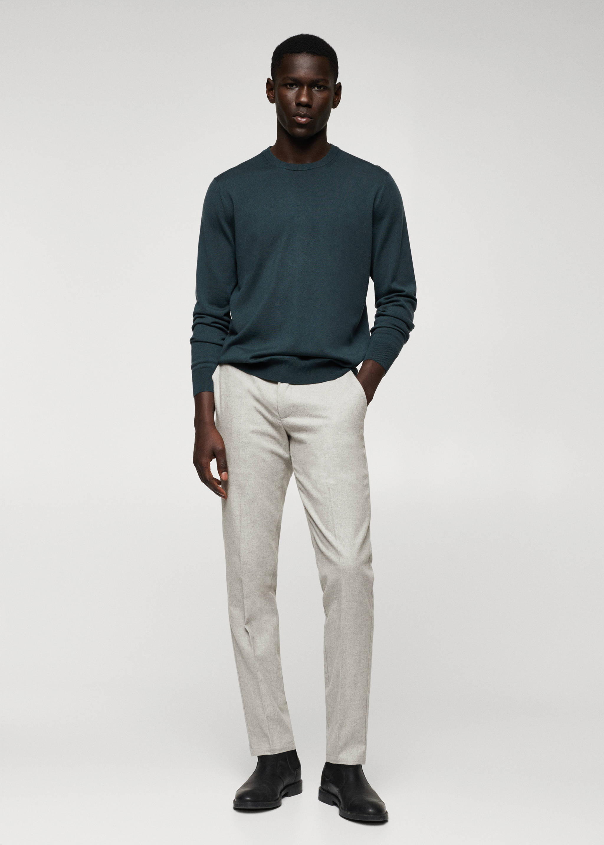 Pantalon slim fit coton - Plan général