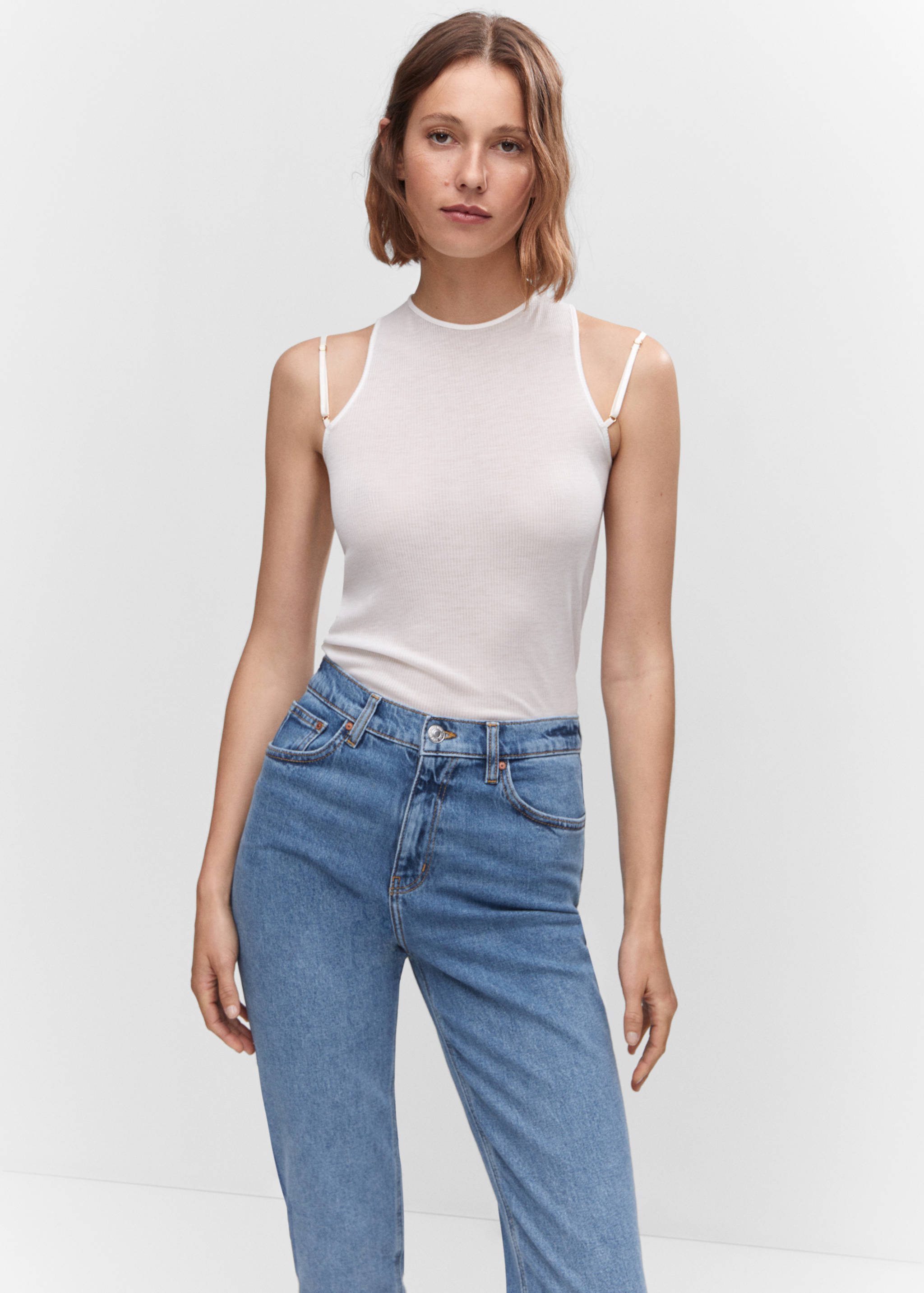 Jeans mom confort tiro alto - Detalle del artículo 1