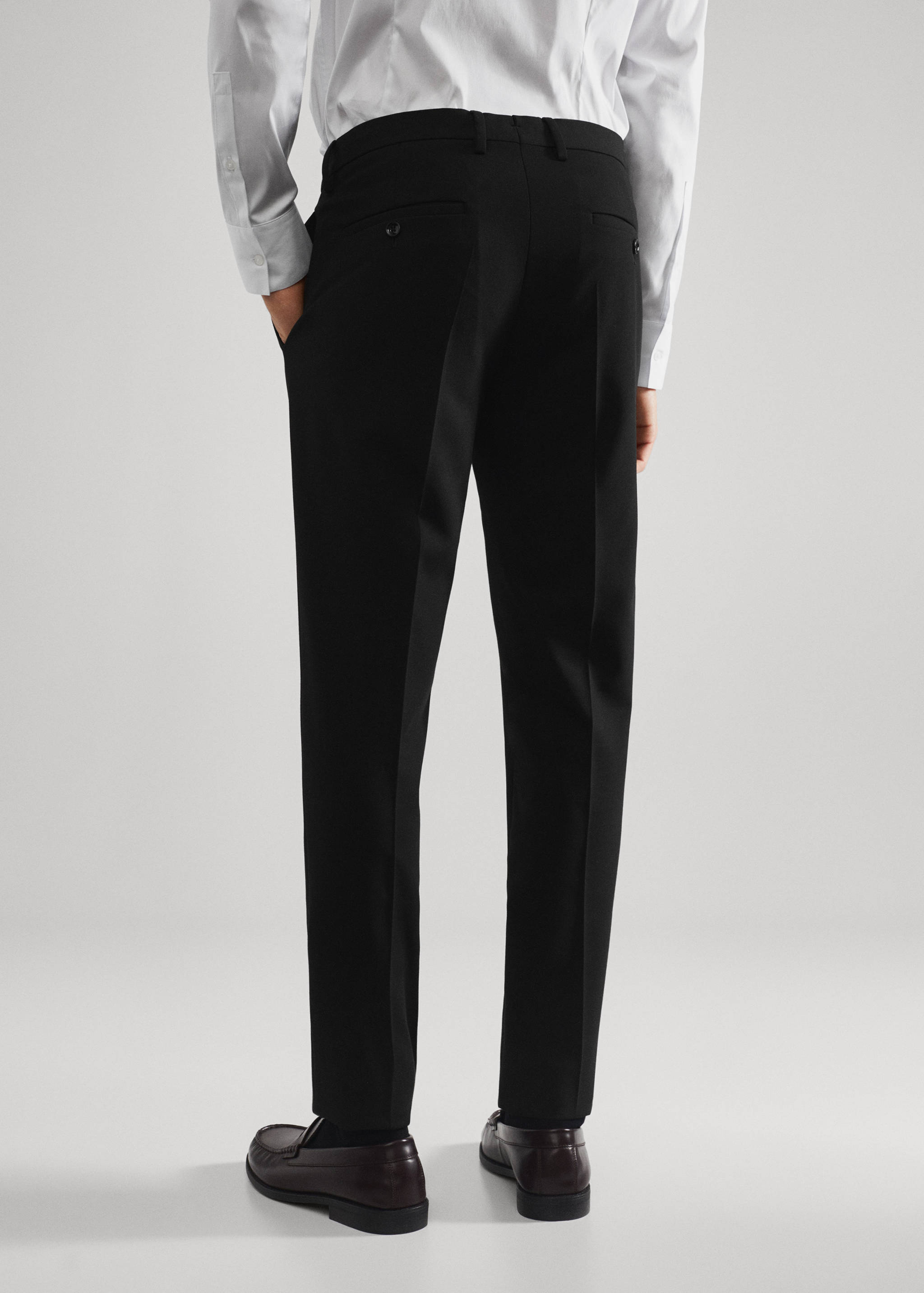 Super slim fit suit trousers - Reverse of the article