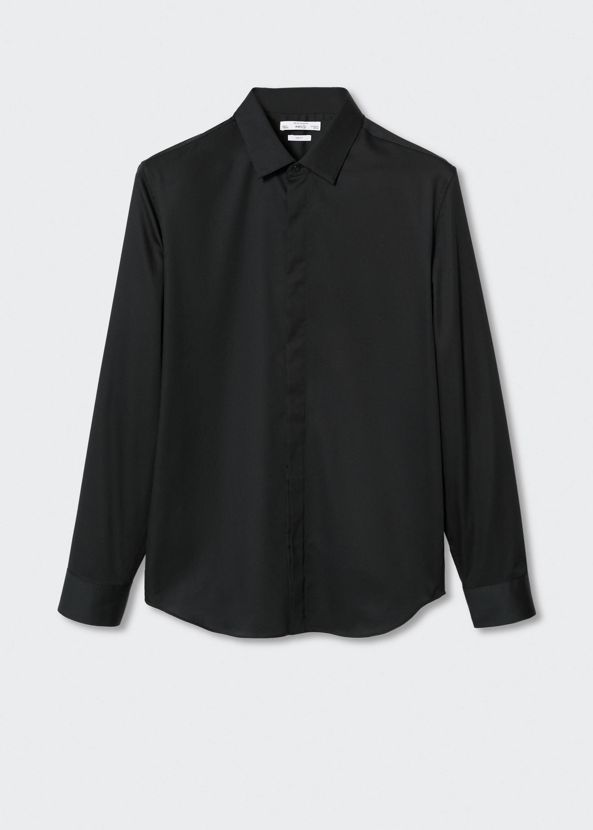 Chemise costume slim fit boutons dissimulés - Article sans modèle