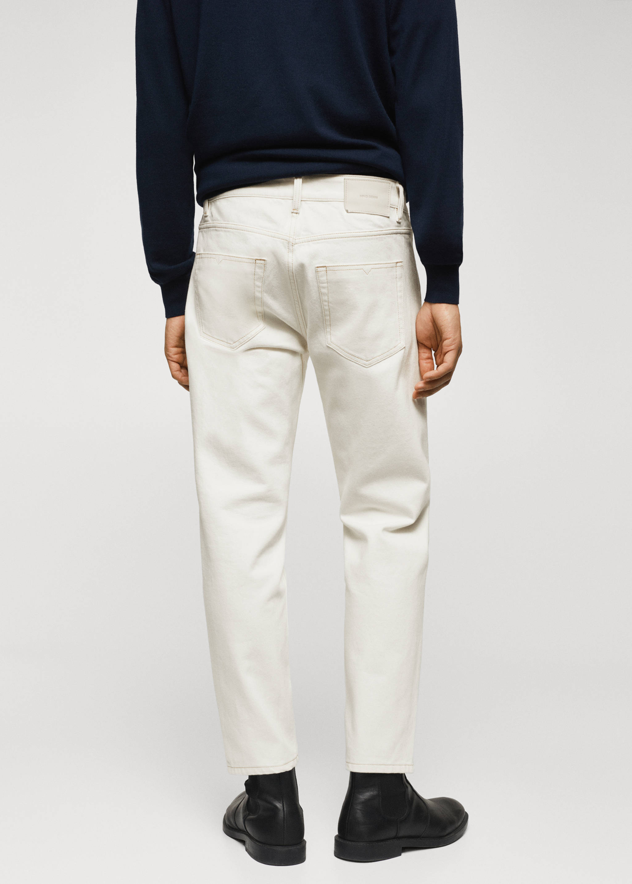 Ben tapered cropped jeans - Reverse of the article