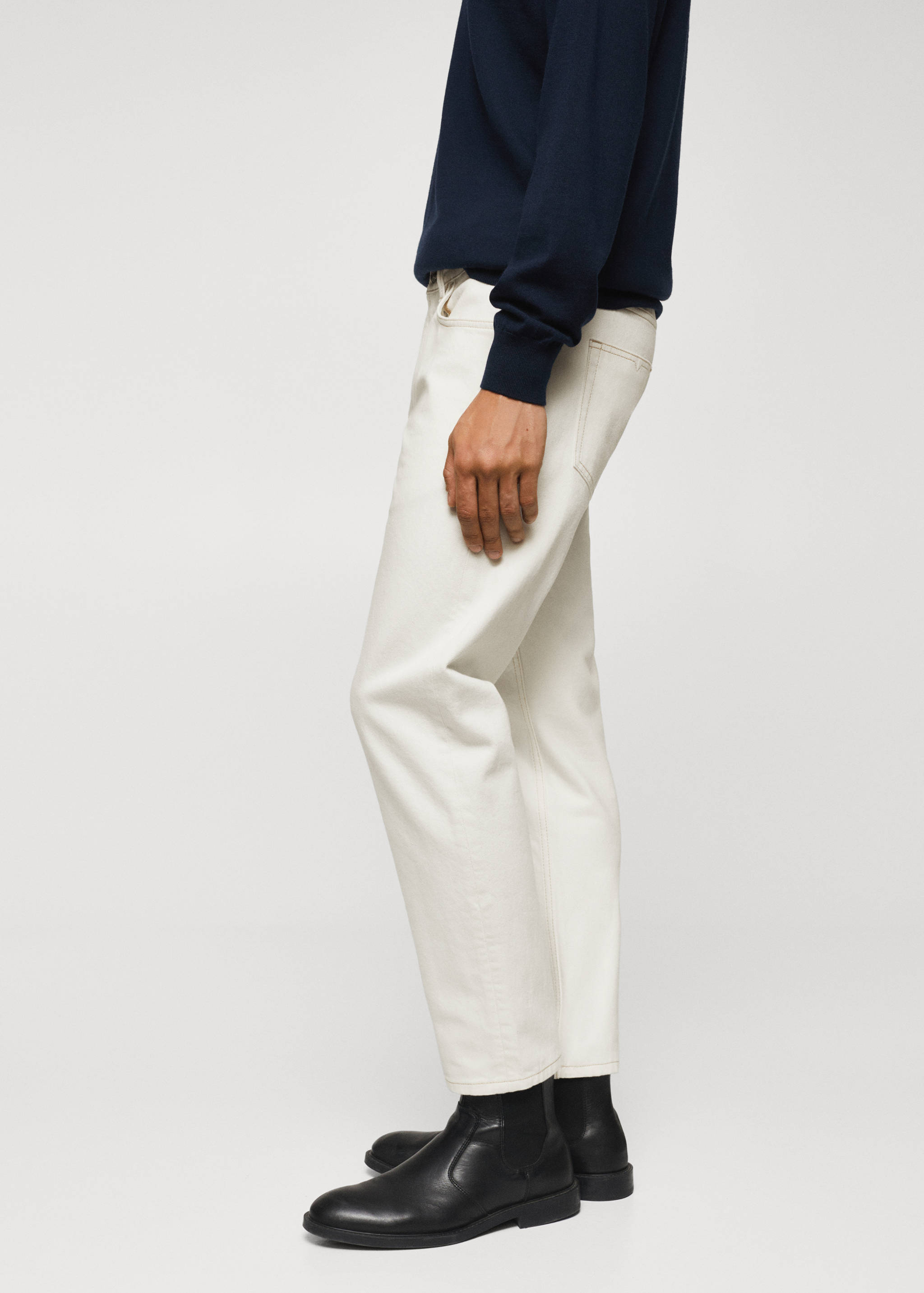 Ben tapered cropped jeans - Details of the article 1