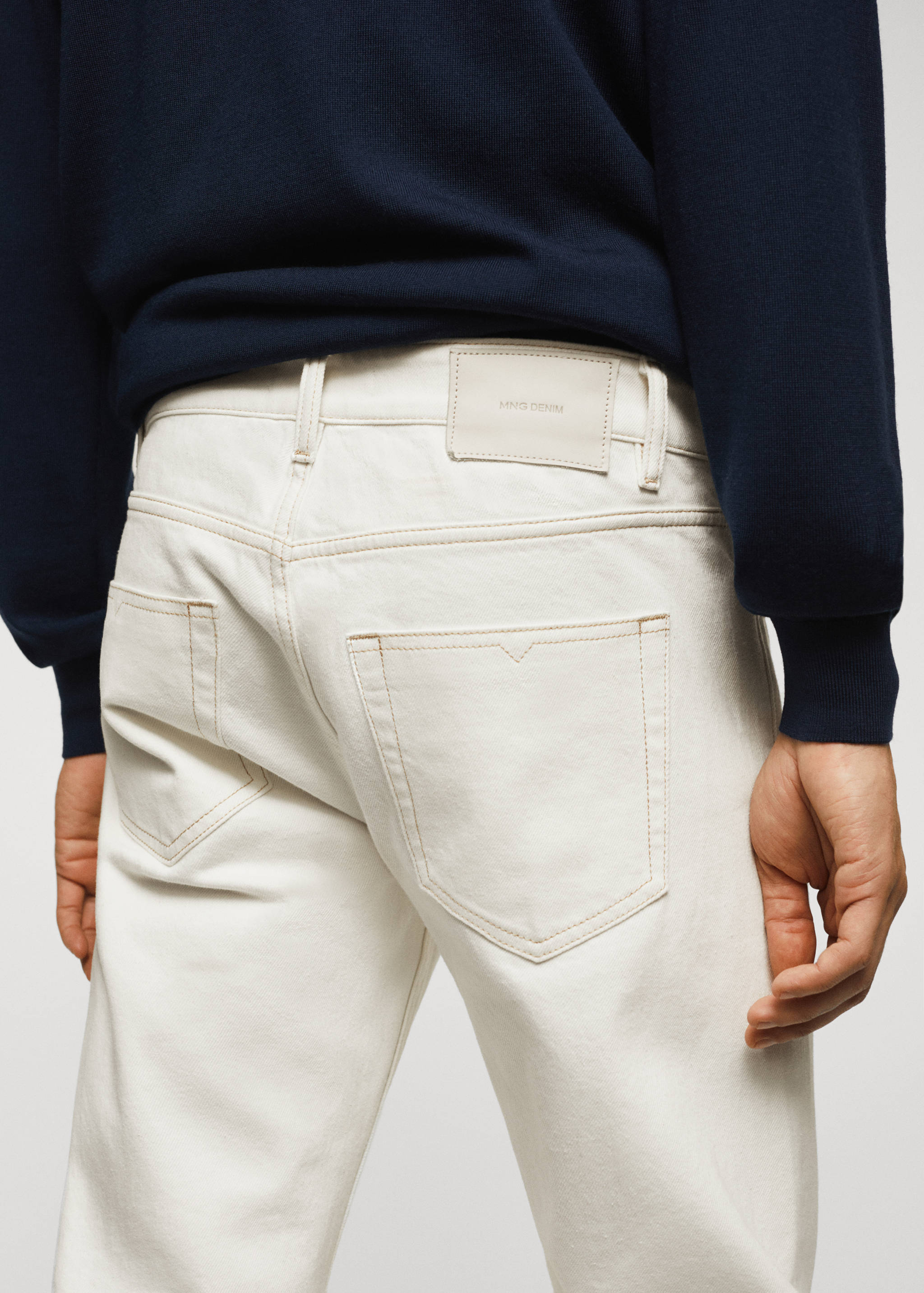 Ben tapered cropped jeans - Details of the article 4
