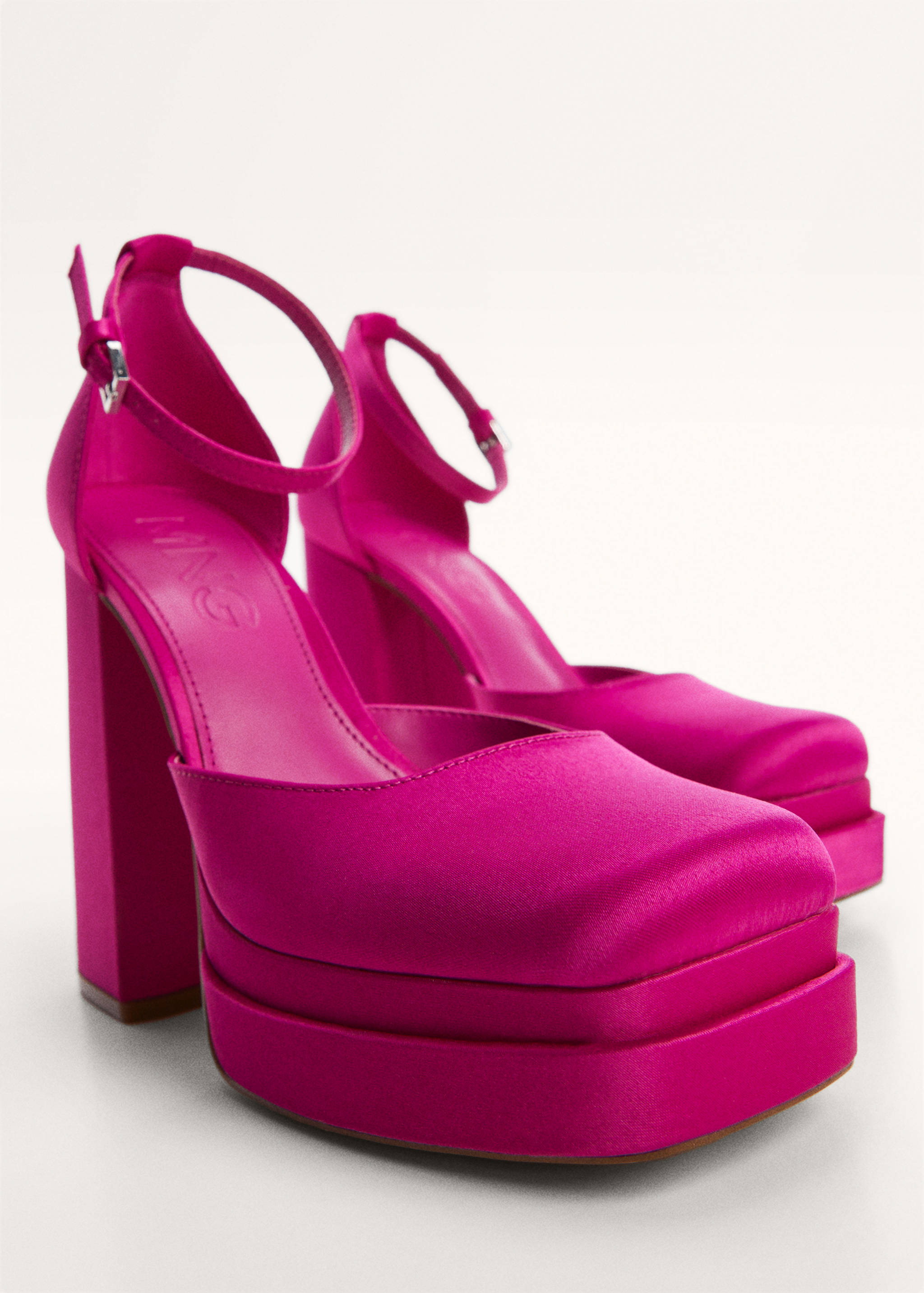 Satin platform shoes - Details of the article 2