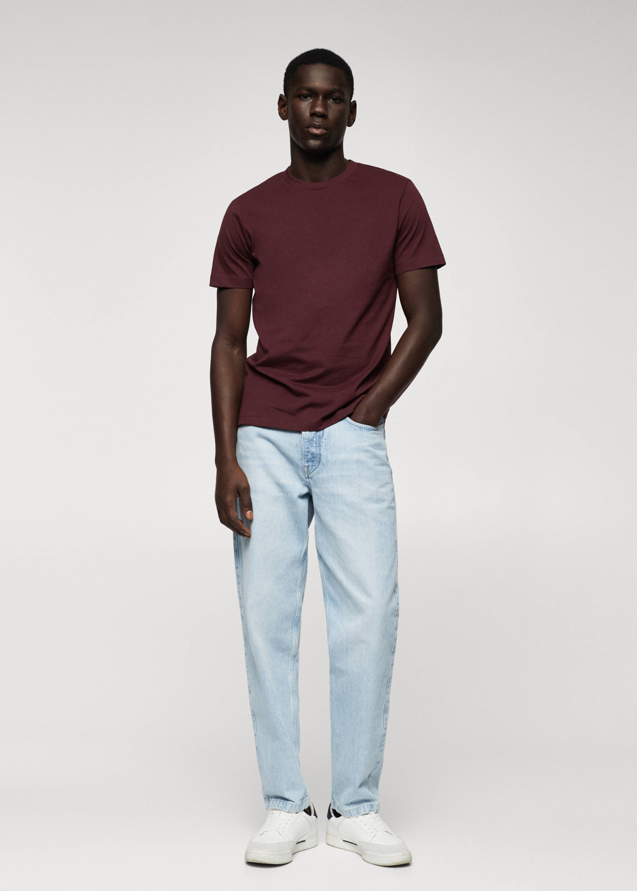 تي شيرت قطني خفيف الوزن - رؤية عامة