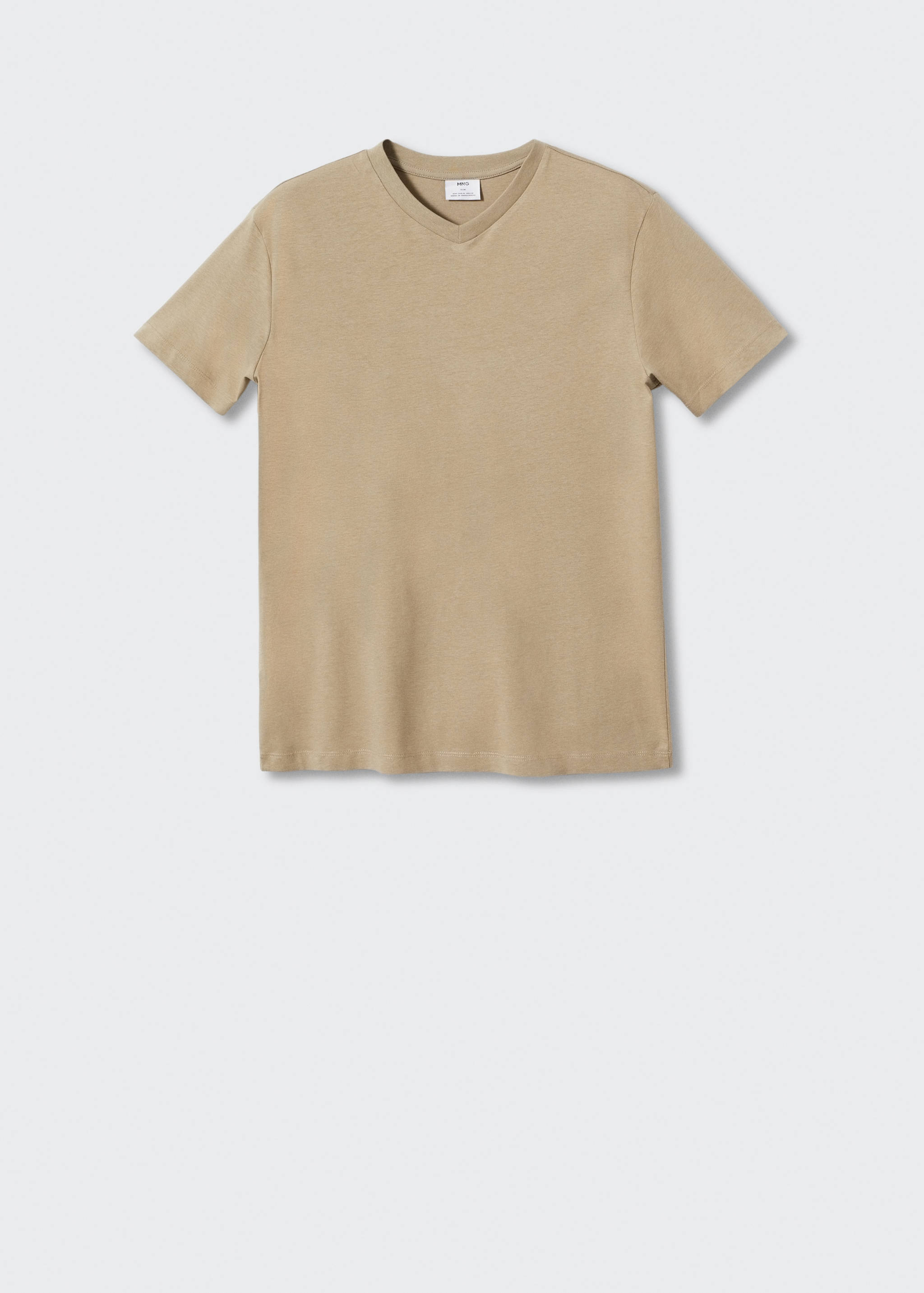 T-shirt essentiel léger col V - Article sans modèle