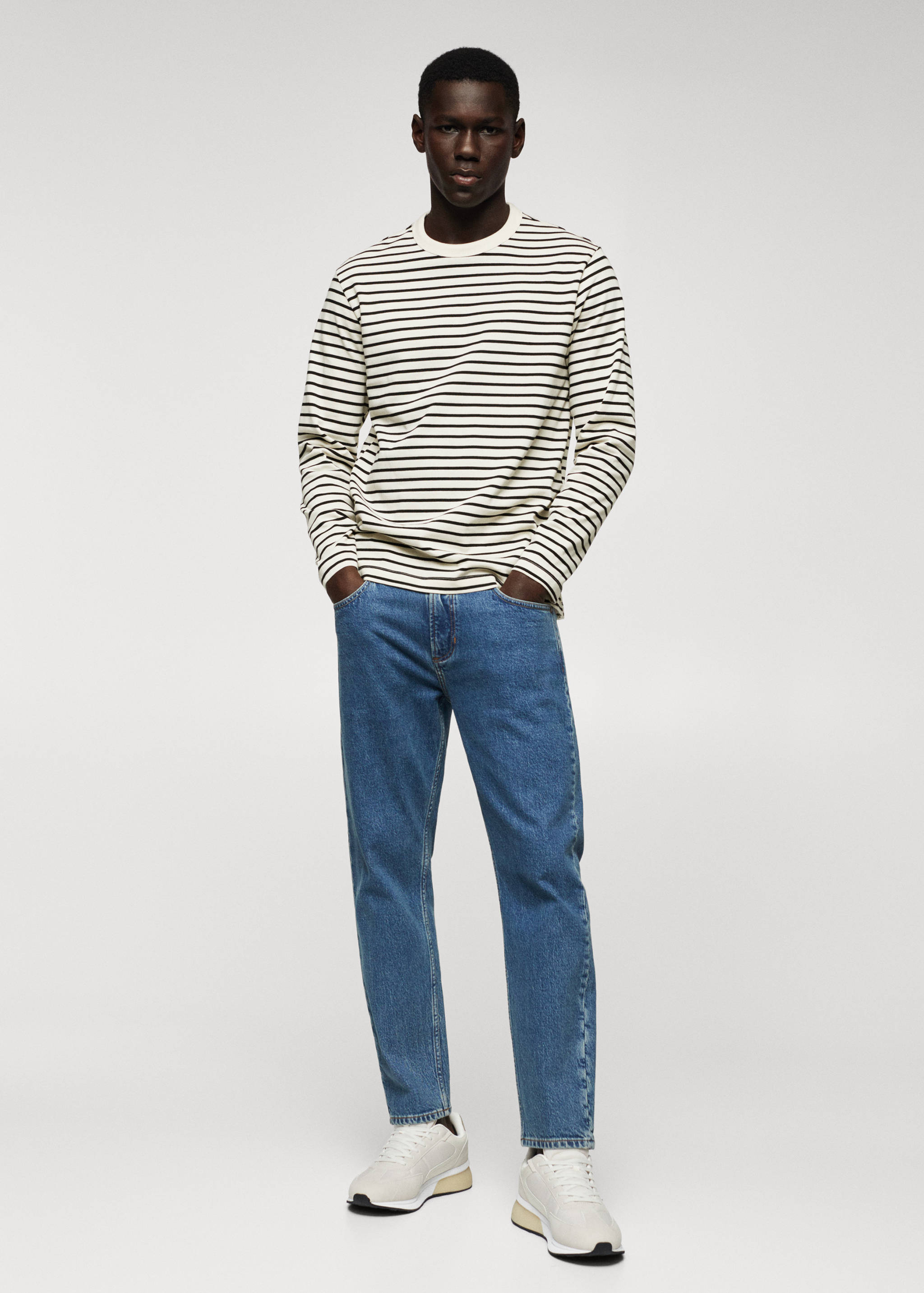 Striped long sleeves t-shirt - General plane