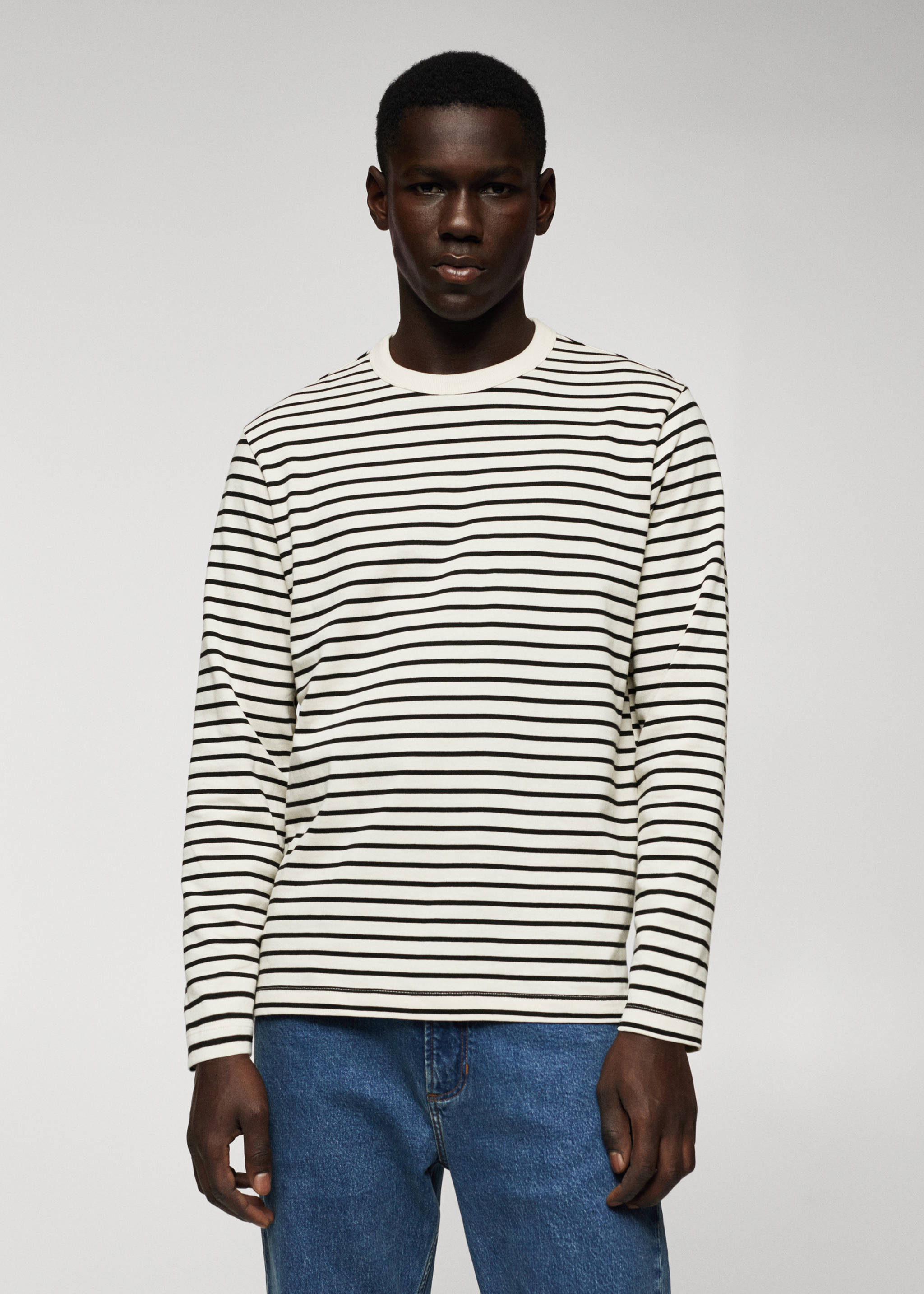 Striped long sleeves t-shirt - Medium plane