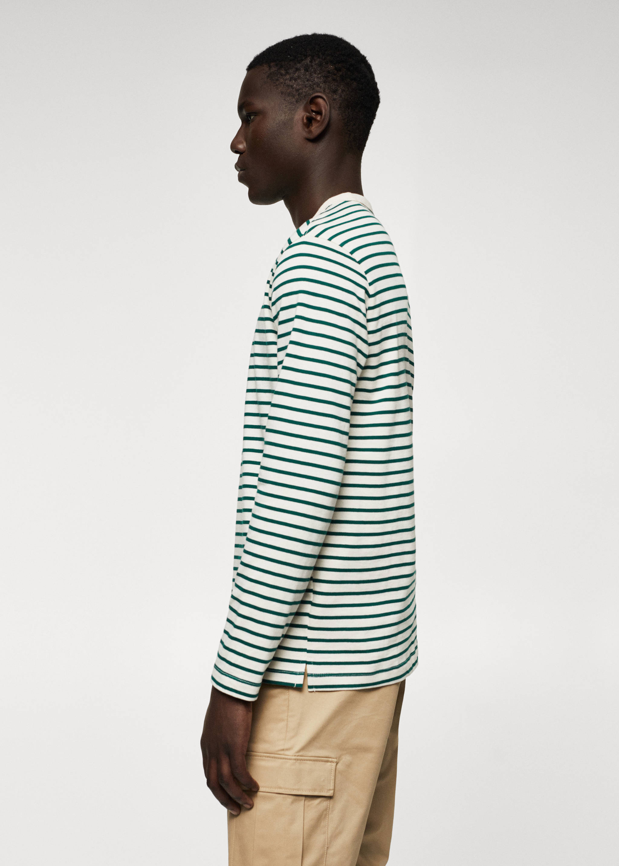 Striped long sleeves t-shirt - Details of the article 6