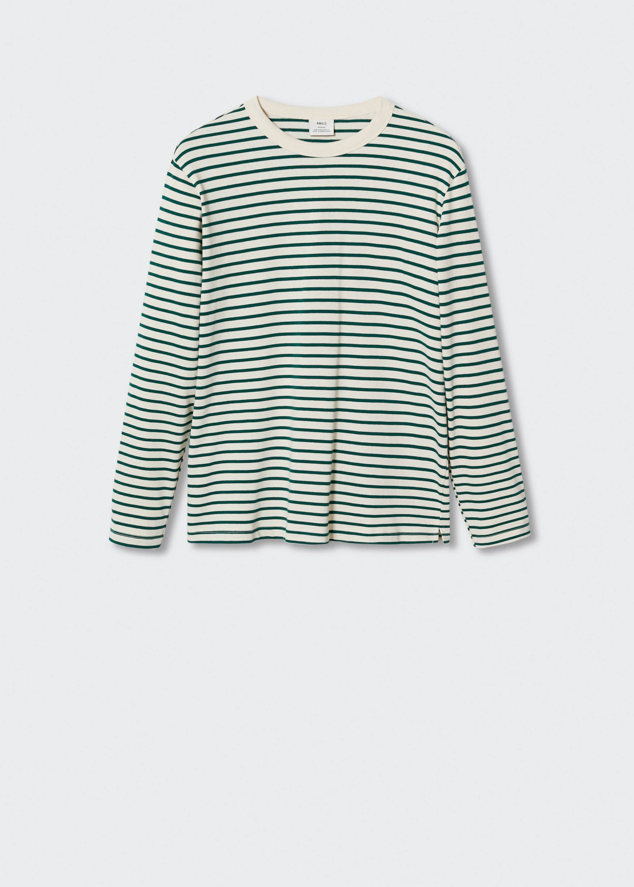 Striped long sleeves t-shirt - Article without model