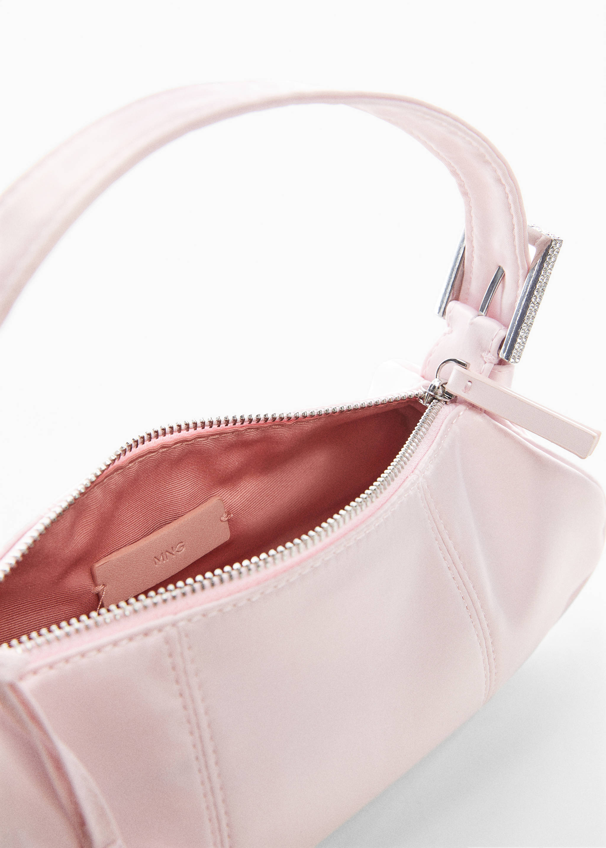 Strass shoulder bag with buckle - Details of the article 2