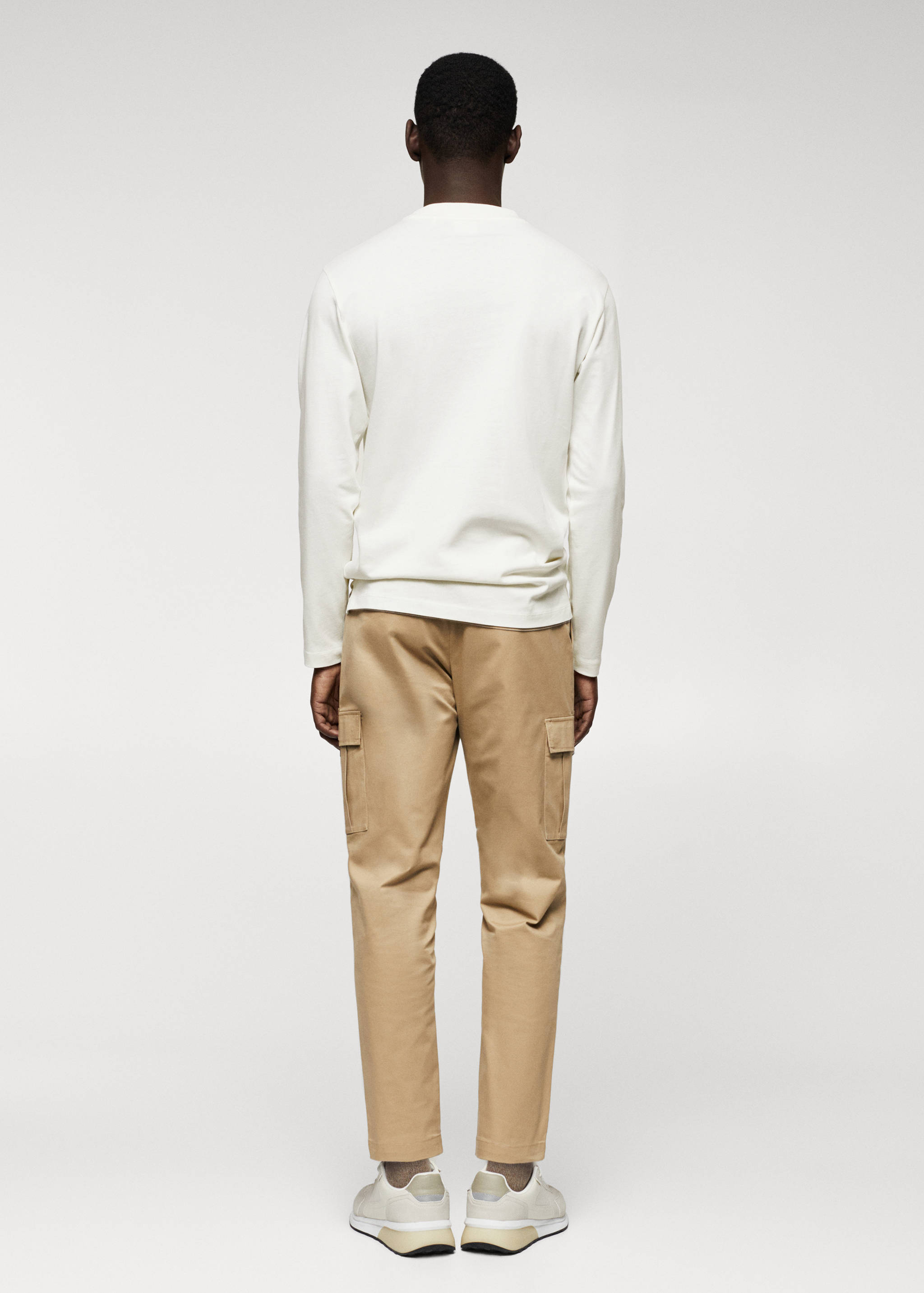 T-shirt coton manches longues - Verso de l’article