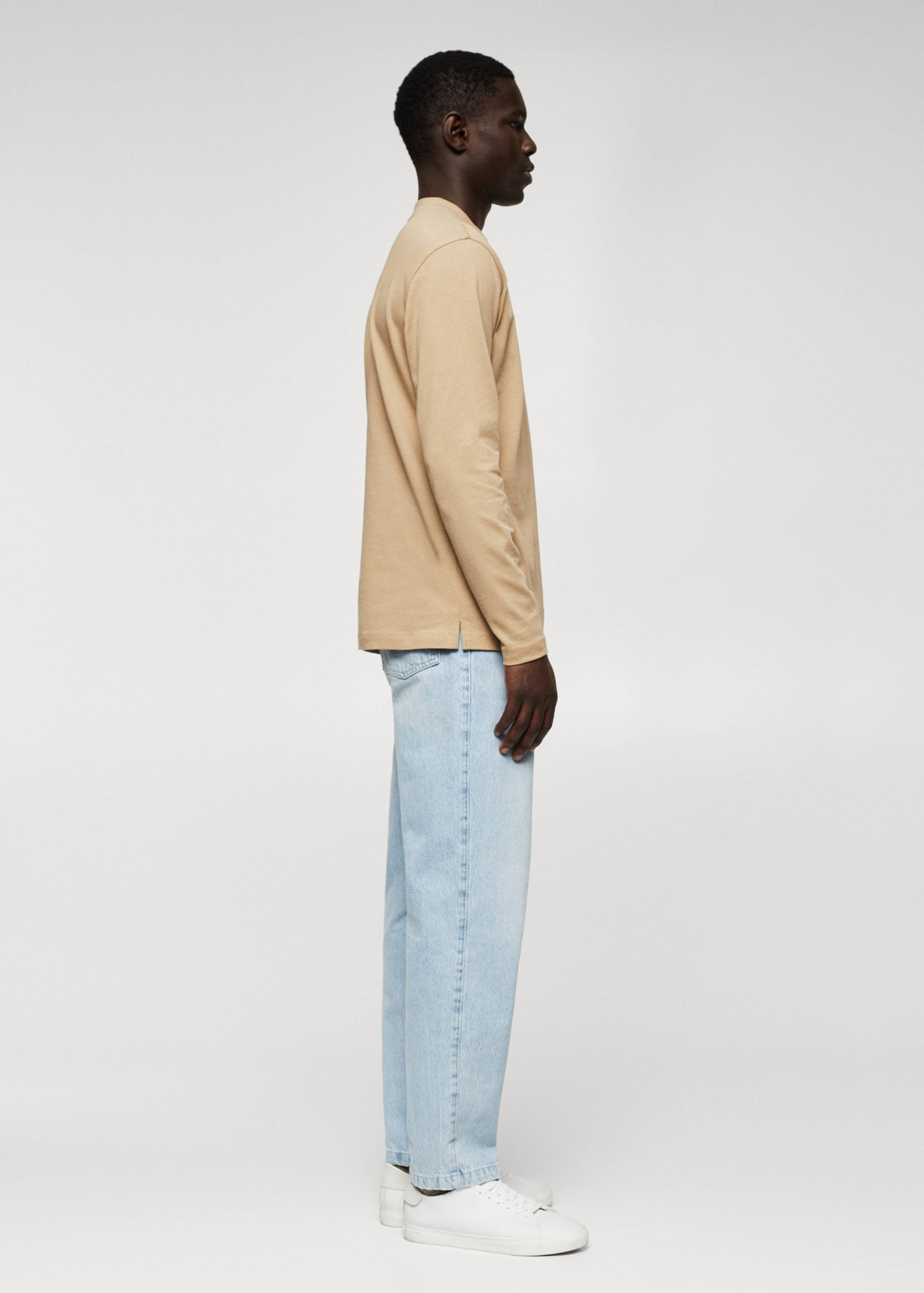 T-shirt coton manches longues - Détail de l'article 6