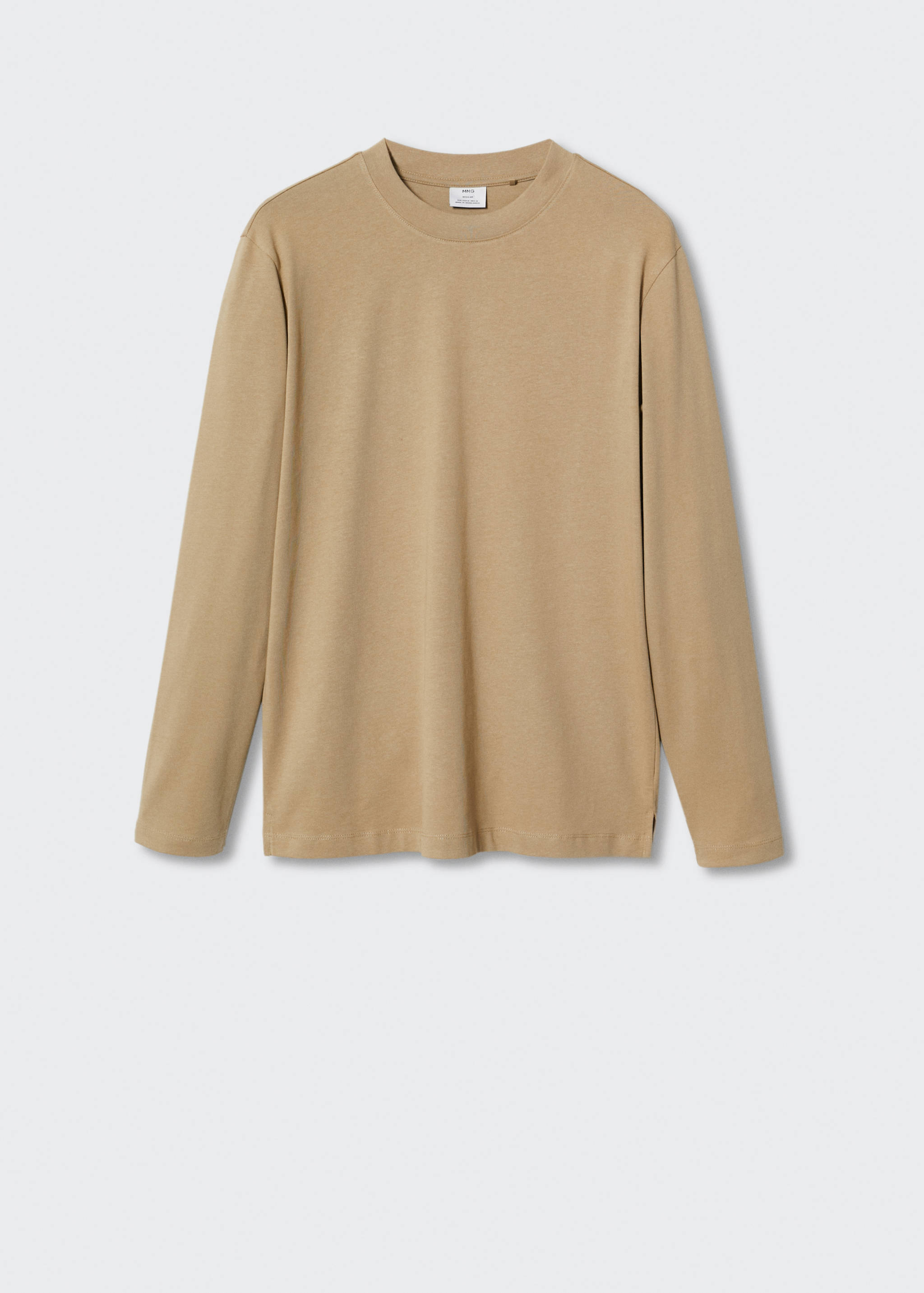 T-shirt coton manches longues - Article sans modèle