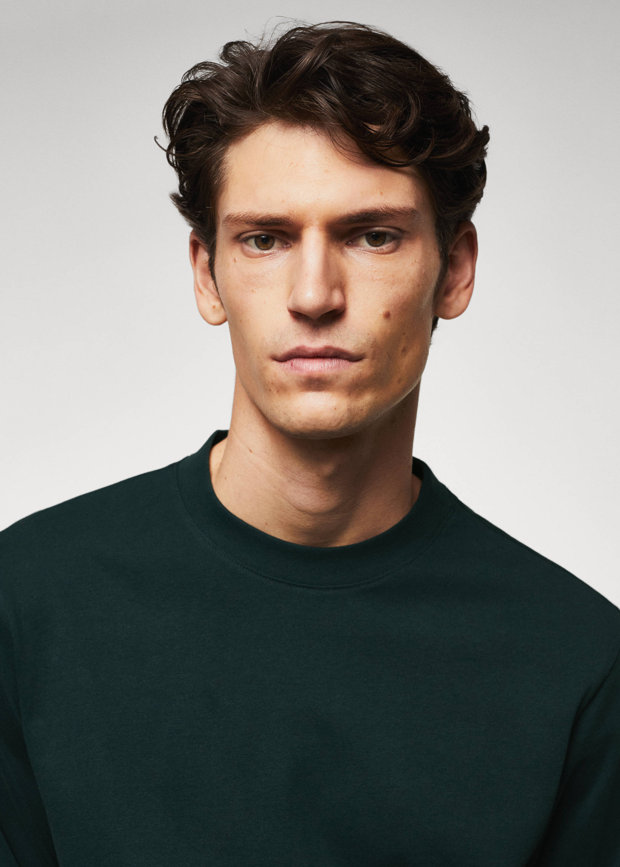 T-shirt coton manches longues - Détail de l'article 1