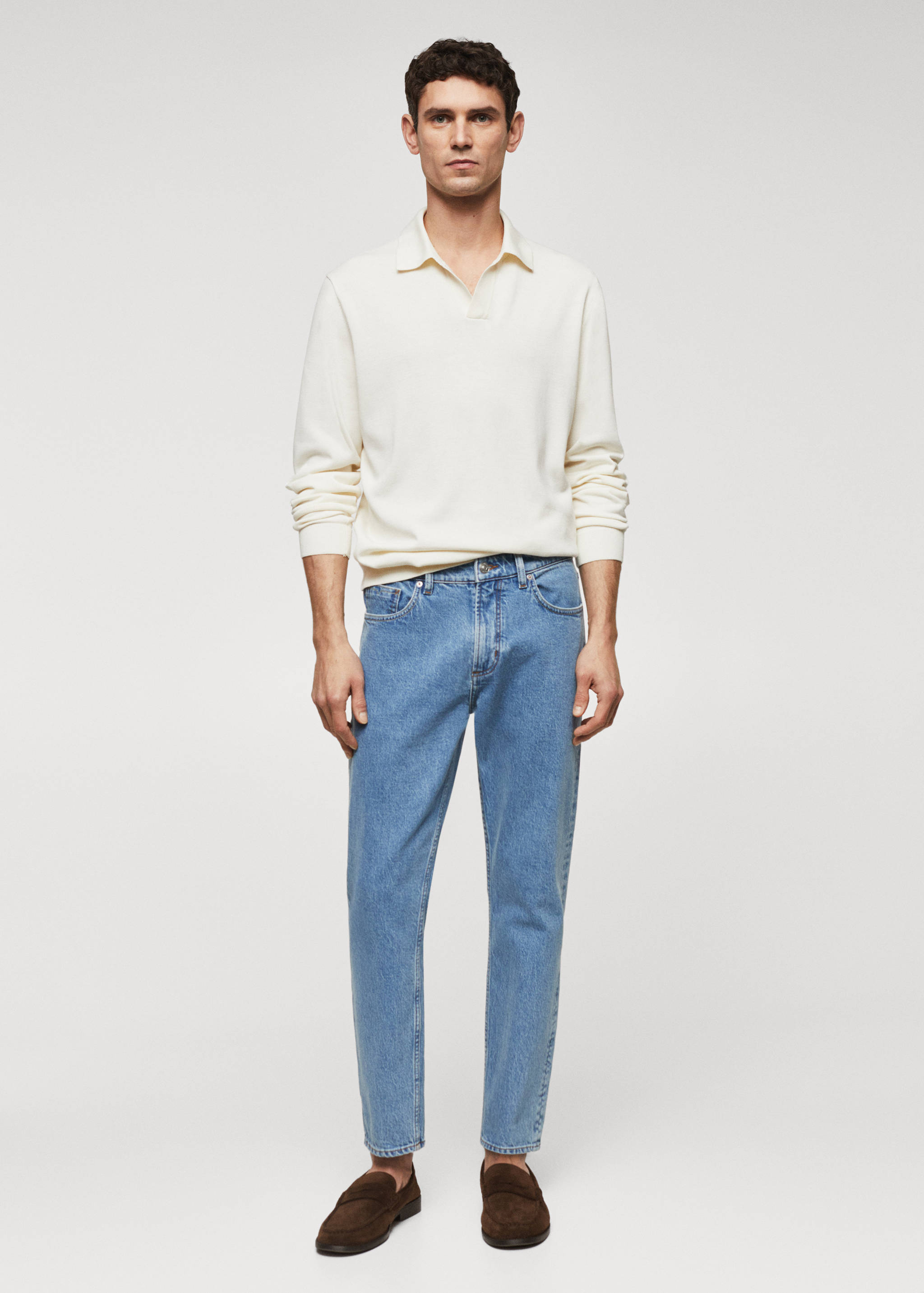 Mocassins cuir daim - Plan général