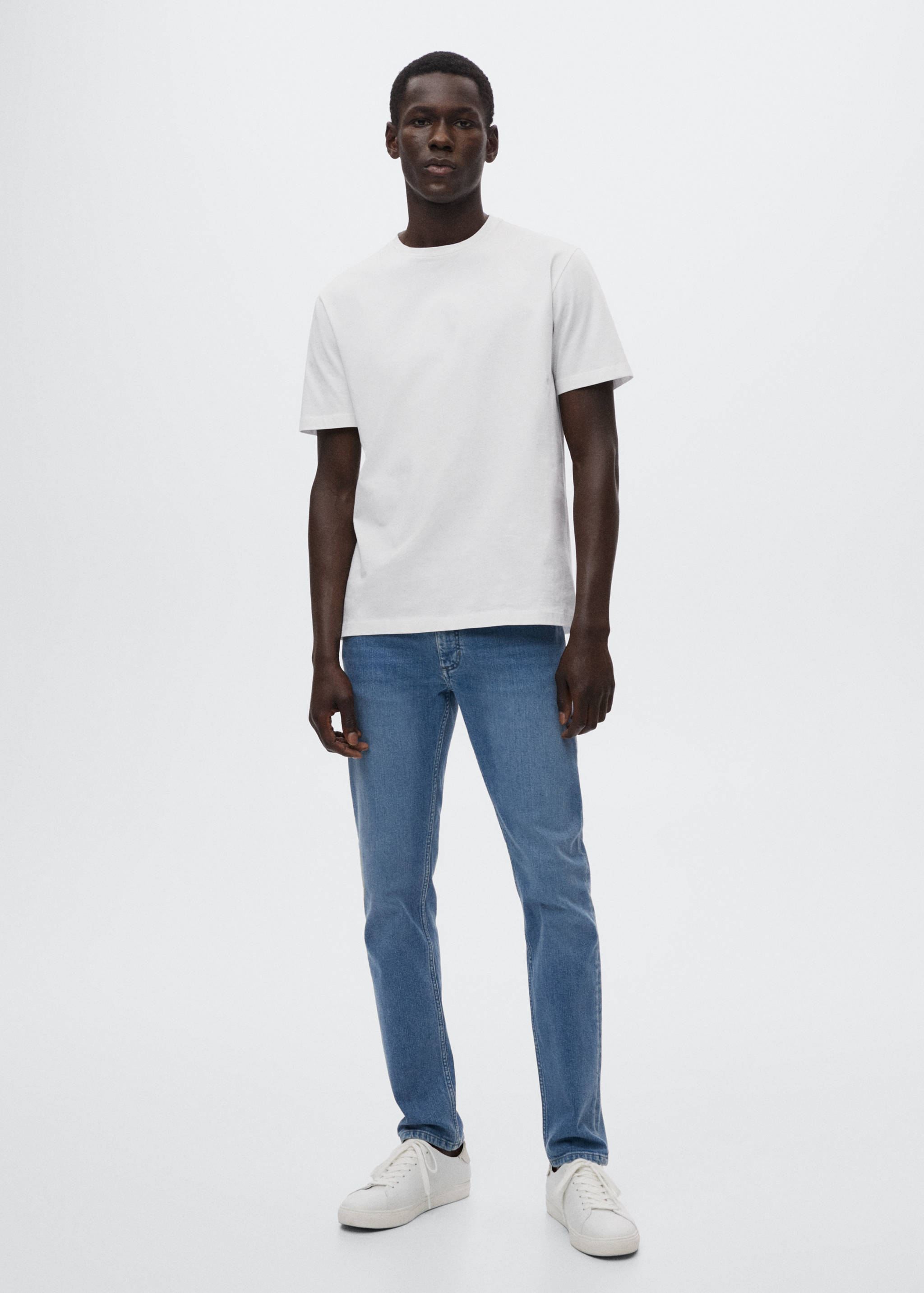 Basic mercerised lightweight shirt - General plane