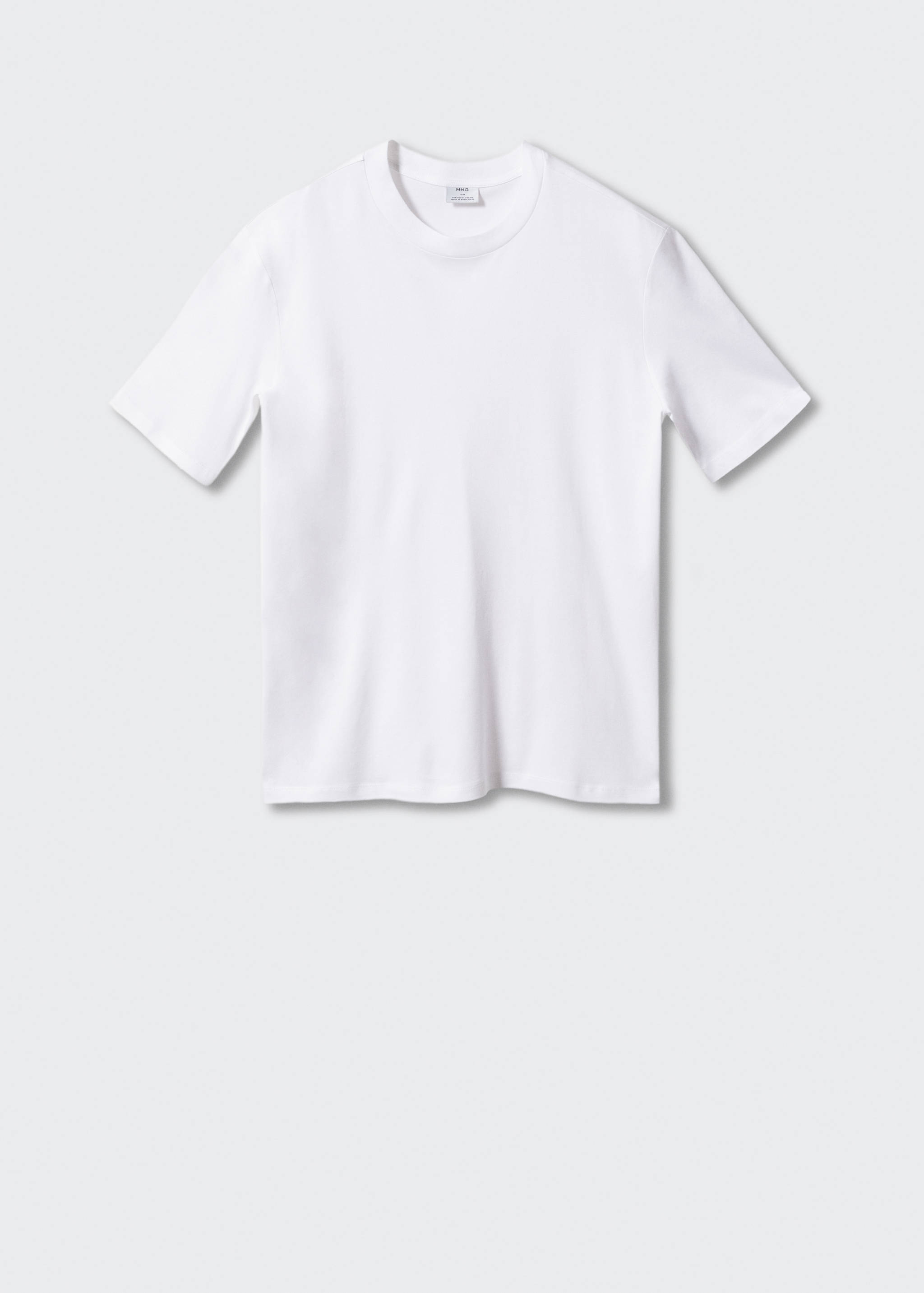 Basic mercerised lightweight shirt - Article without model