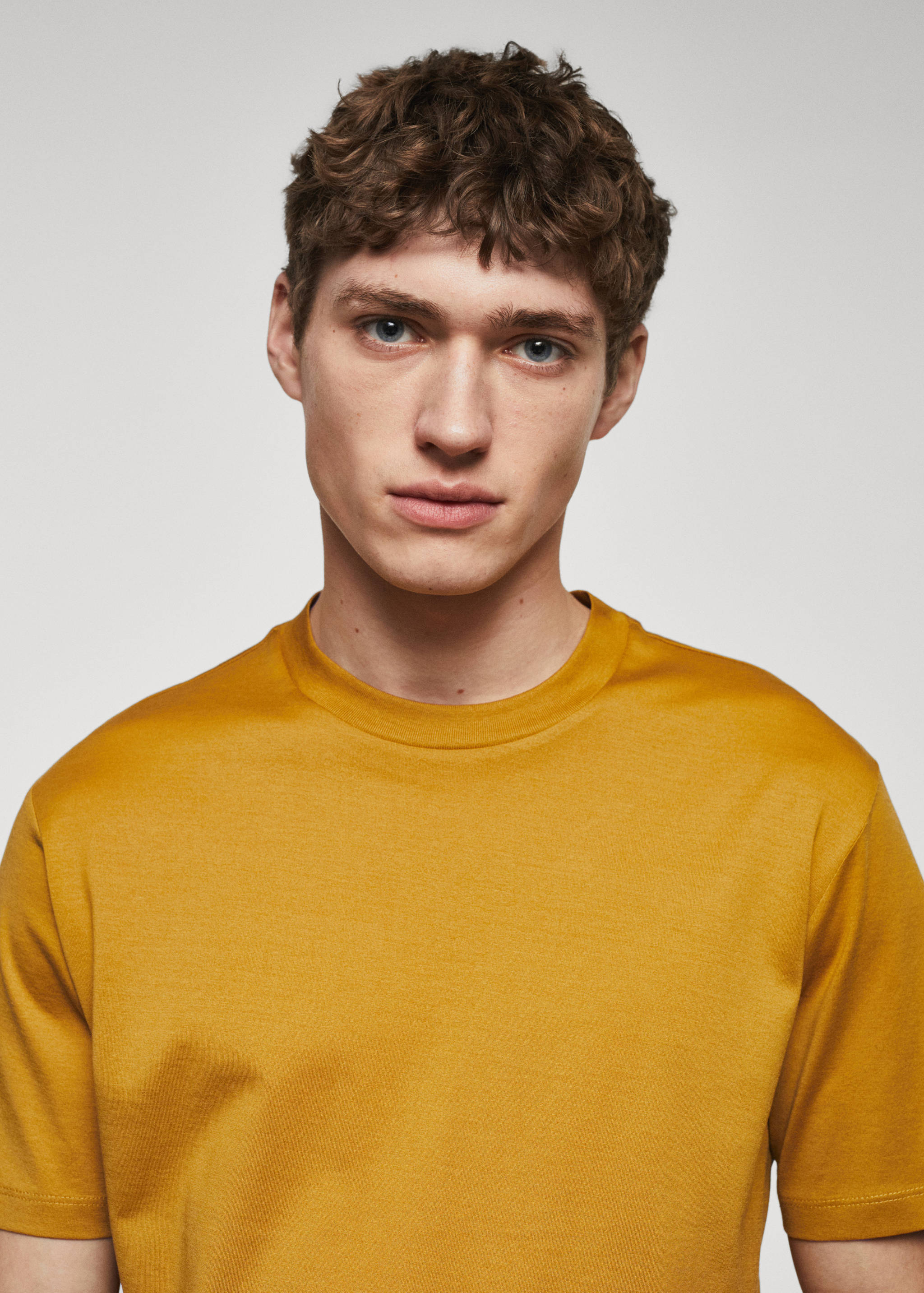 Basic mercerised lightweight shirt - Details of the article 1