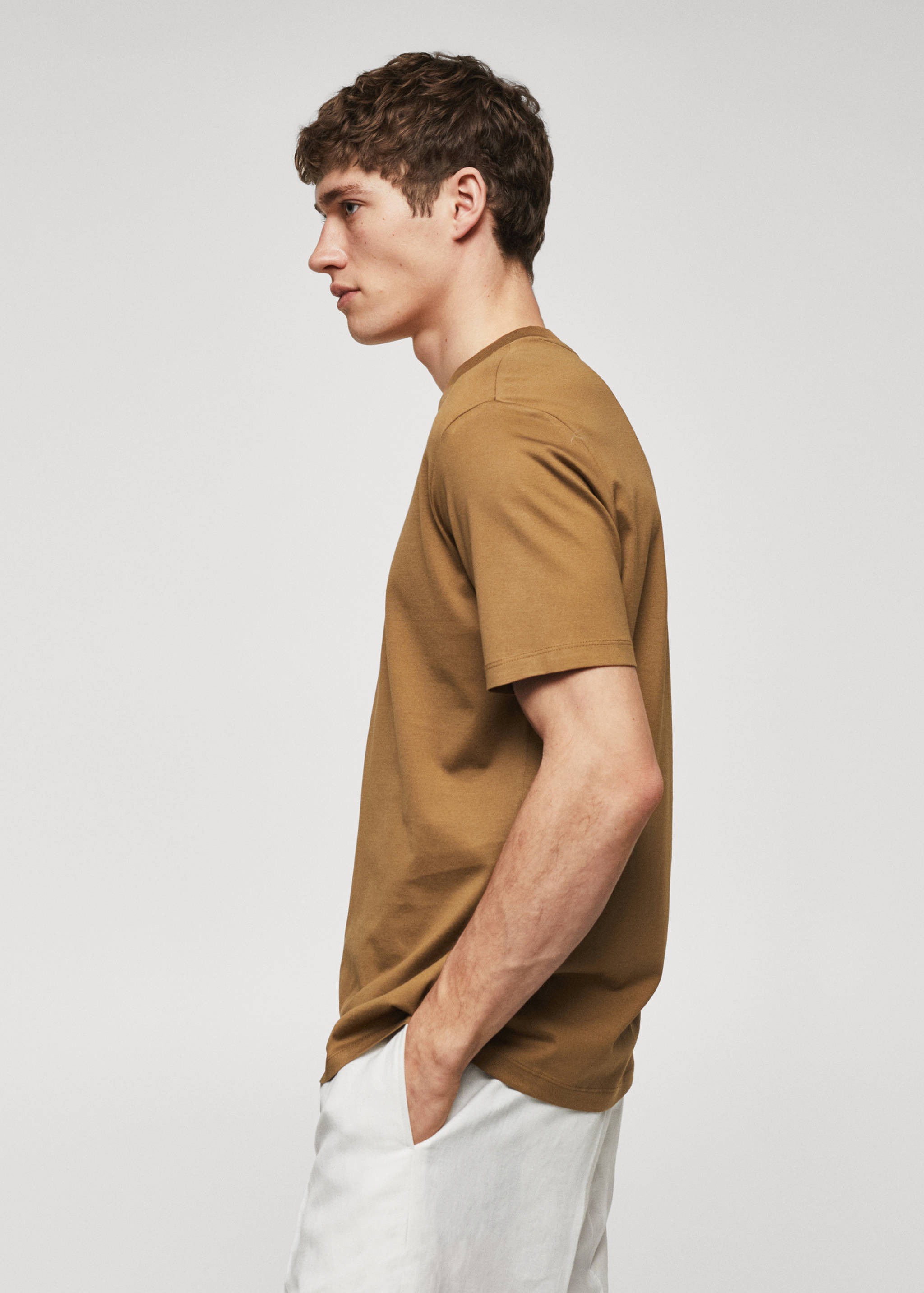 Basic mercerised lightweight shirt - Details of the article 2