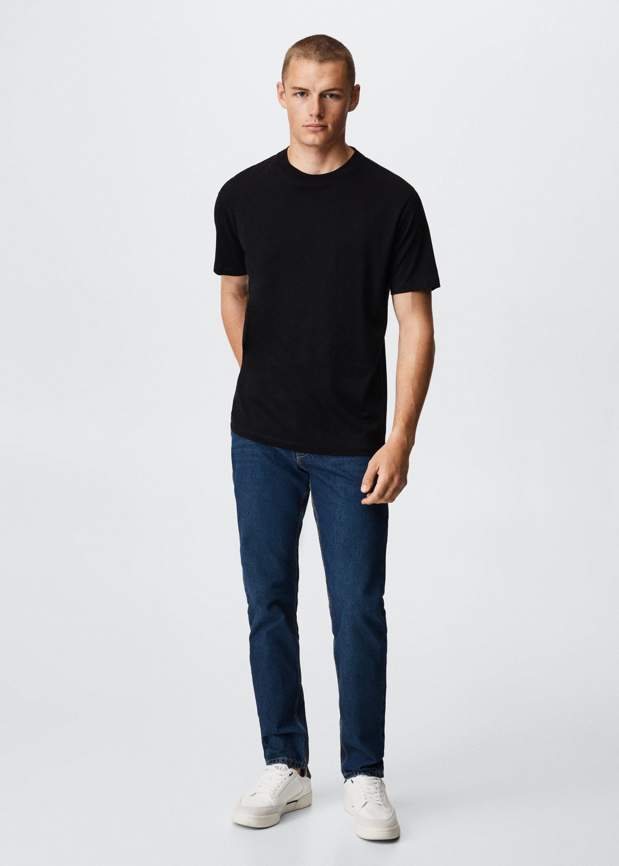 Basic mercerised lightweight shirt - General plane