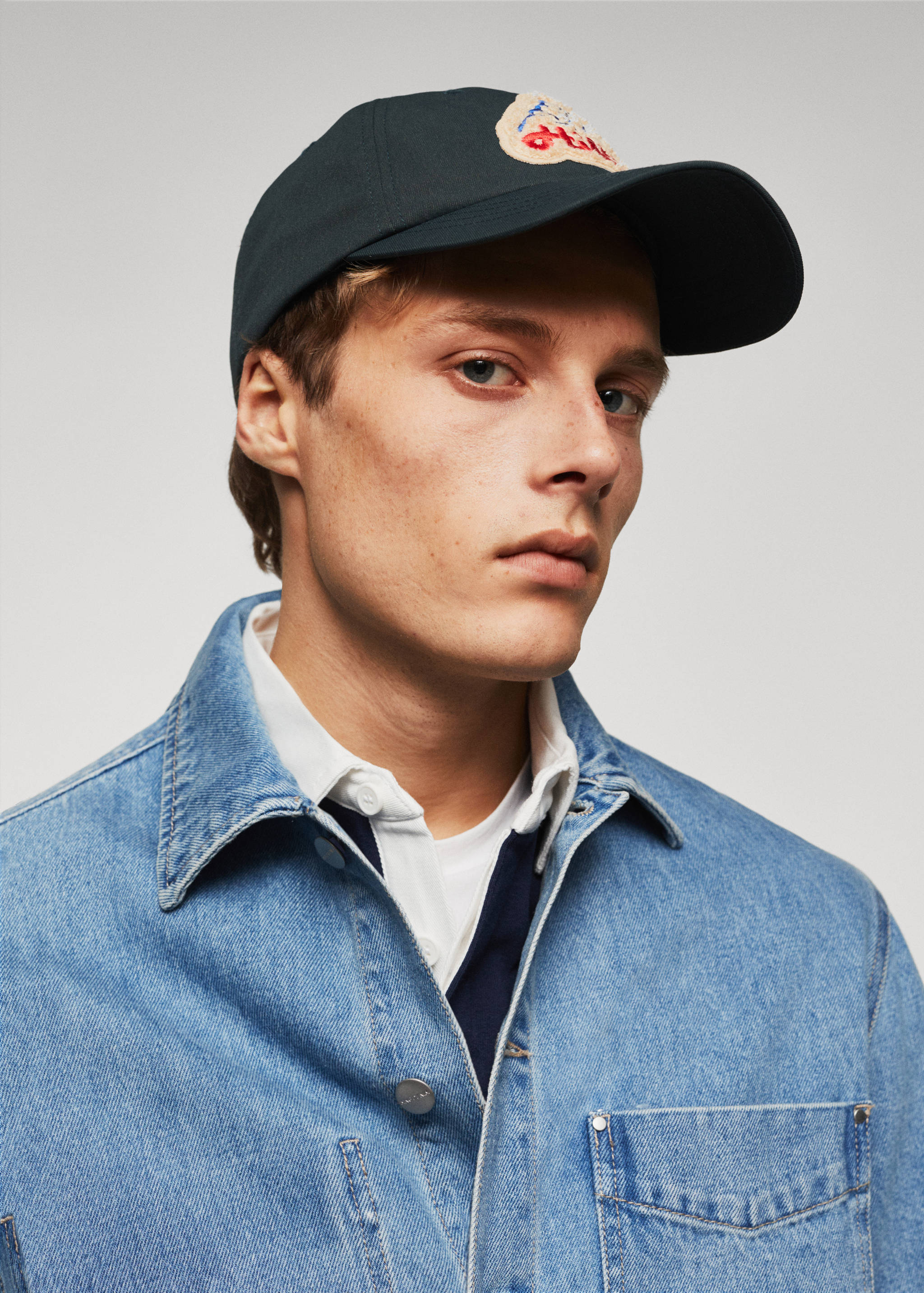 贴布绣棒球帽 - null