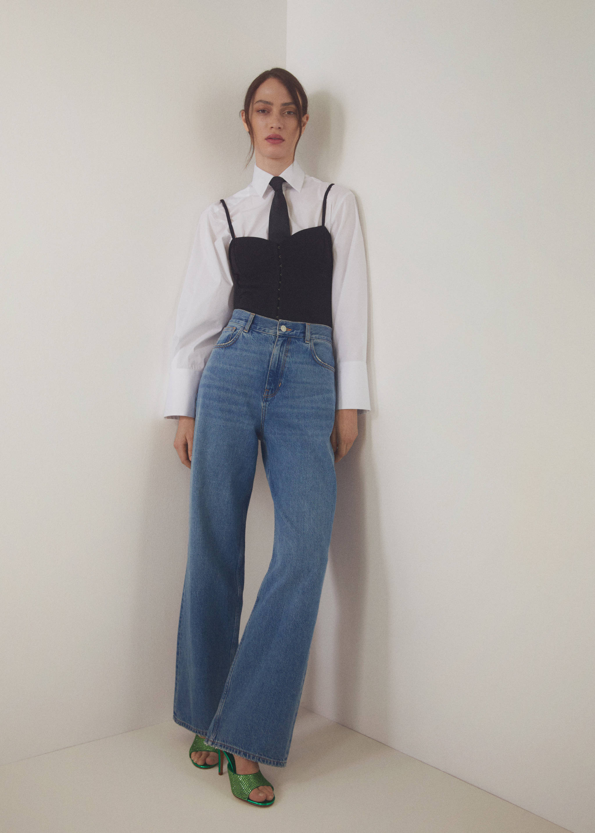 Glitter high-heeled sandals - General plane