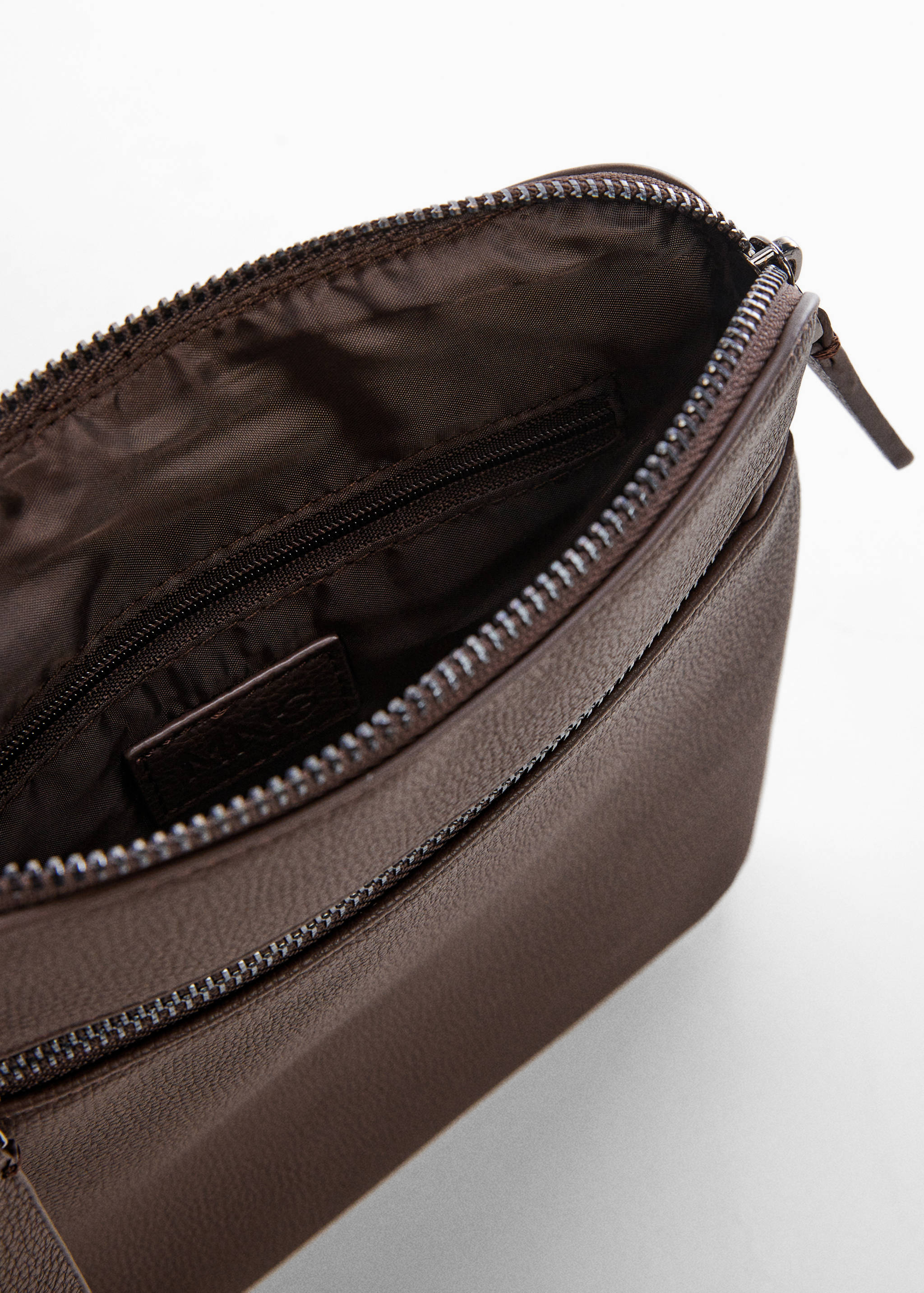 Leather-effect crossbody bag  - Details of the article 1