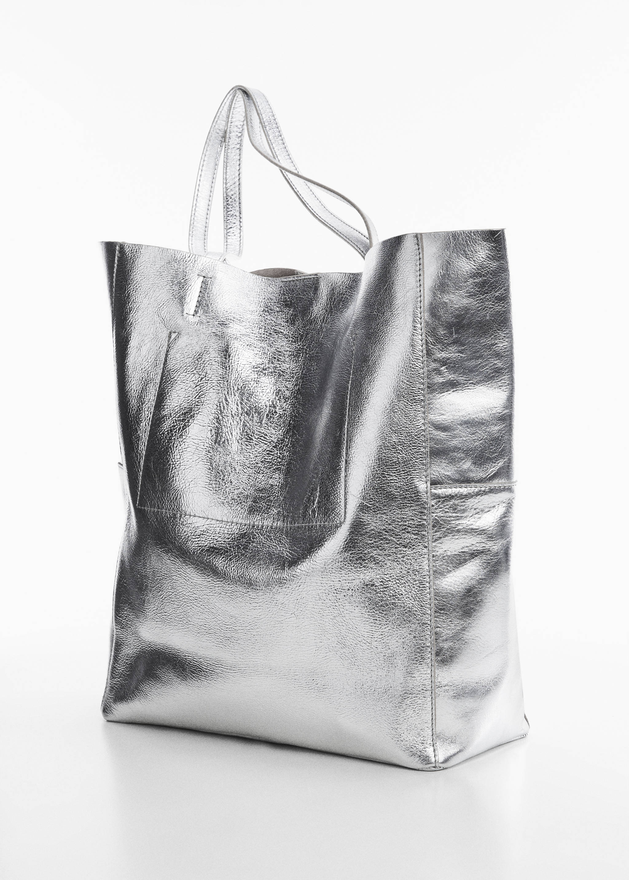 Кожаная сумка шоппер - Деталь изделия 1