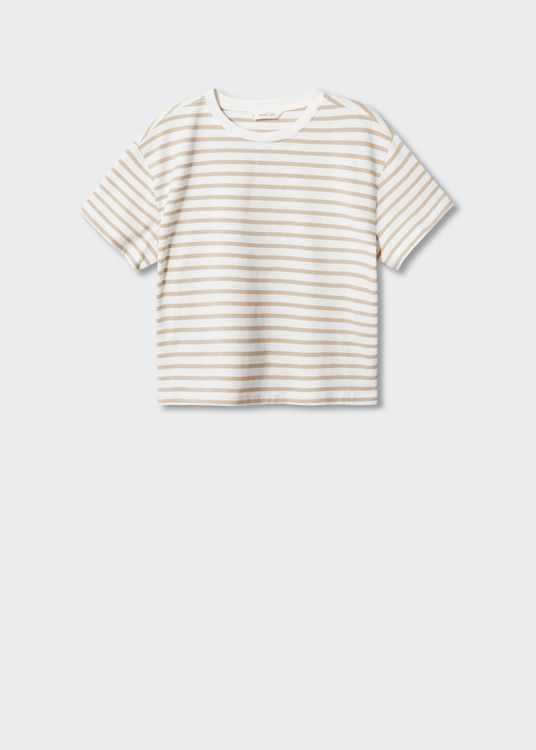 Striped short-sleeved t-shirt - Article without model