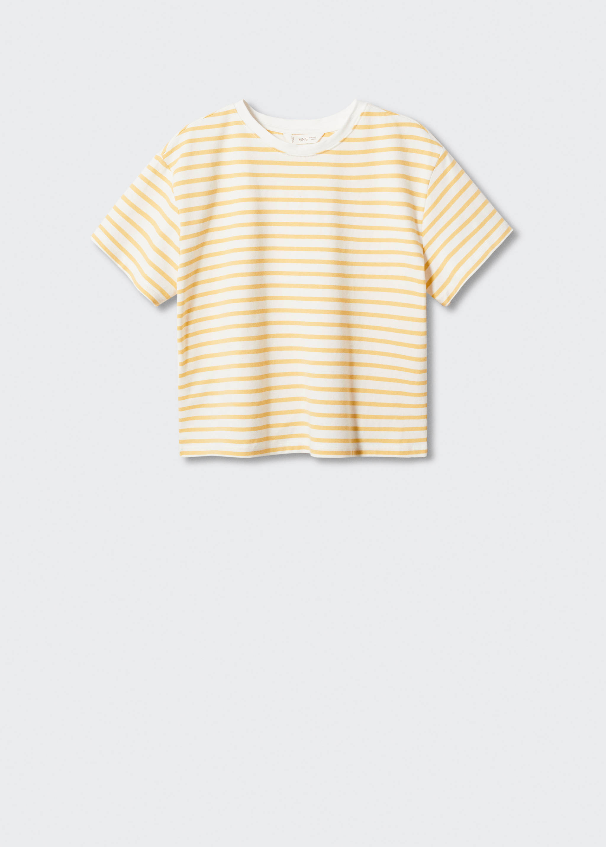 Striped short-sleeved t-shirt - Article without model