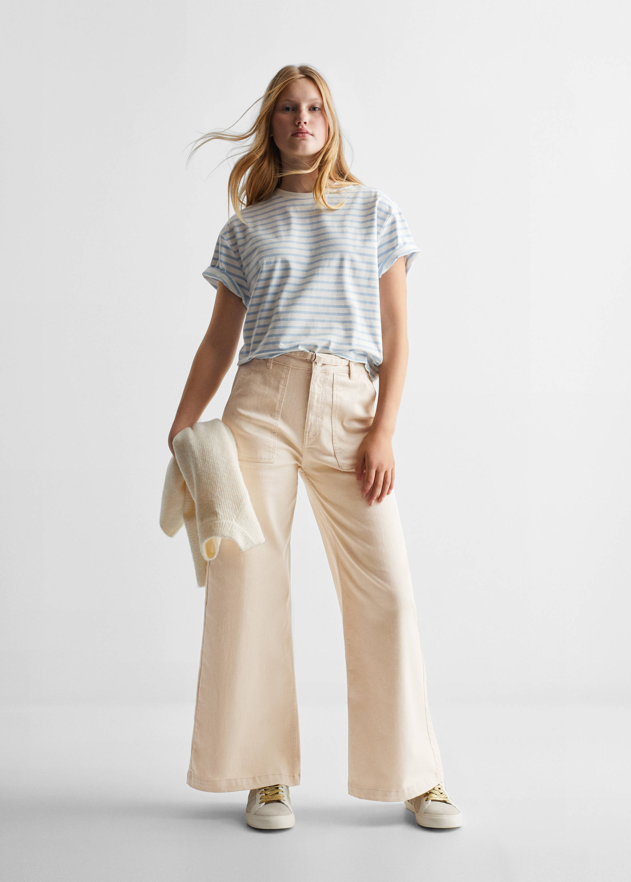 Striped short-sleeved t-shirt - General plane