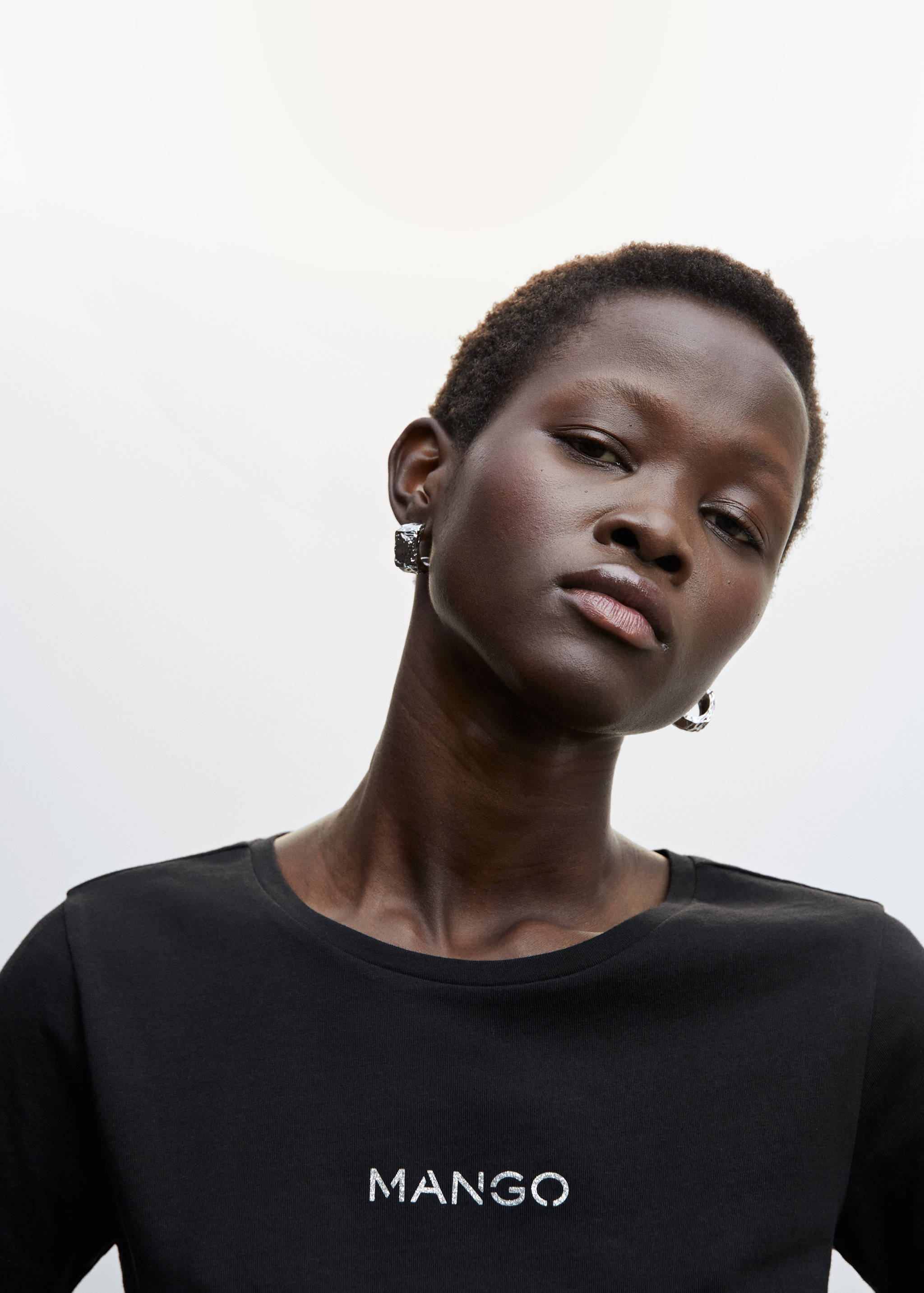 标志棉质T恤 - null