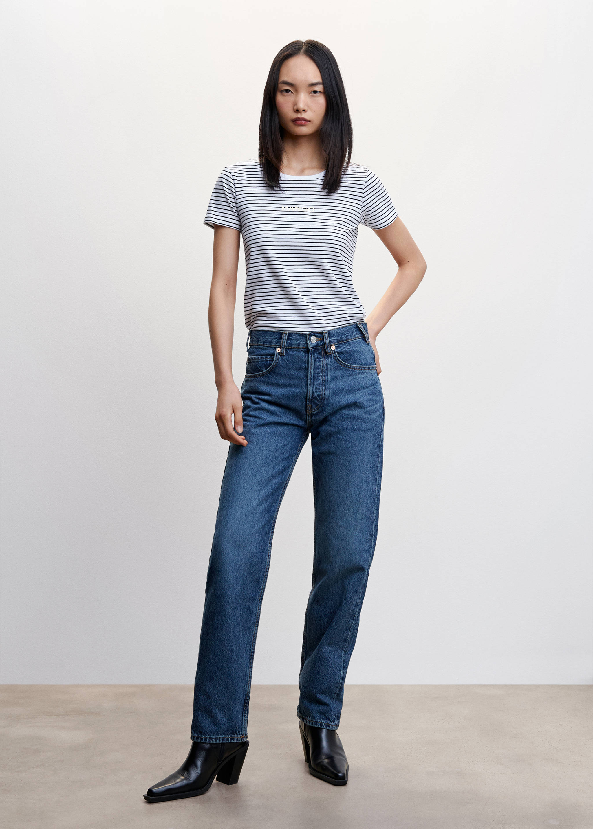 标志棉质T恤 - null