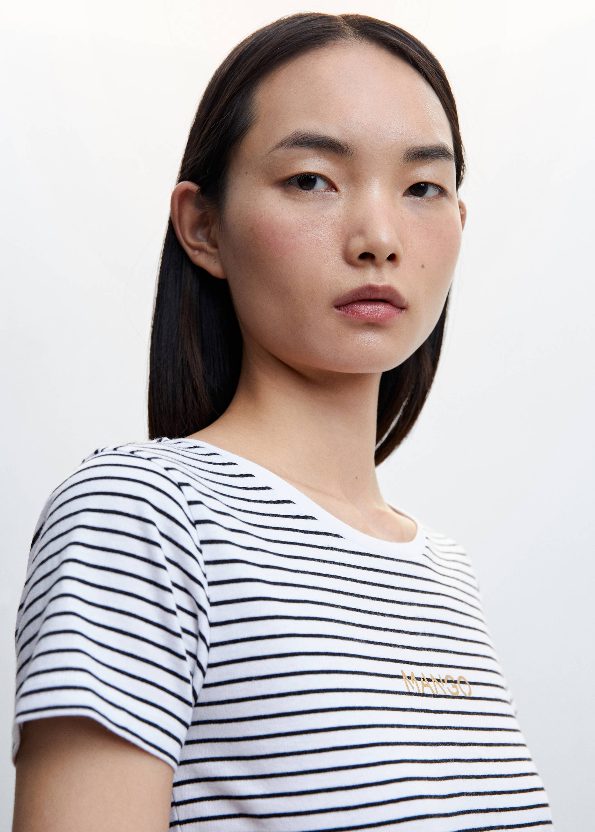 标志棉质T恤 - null