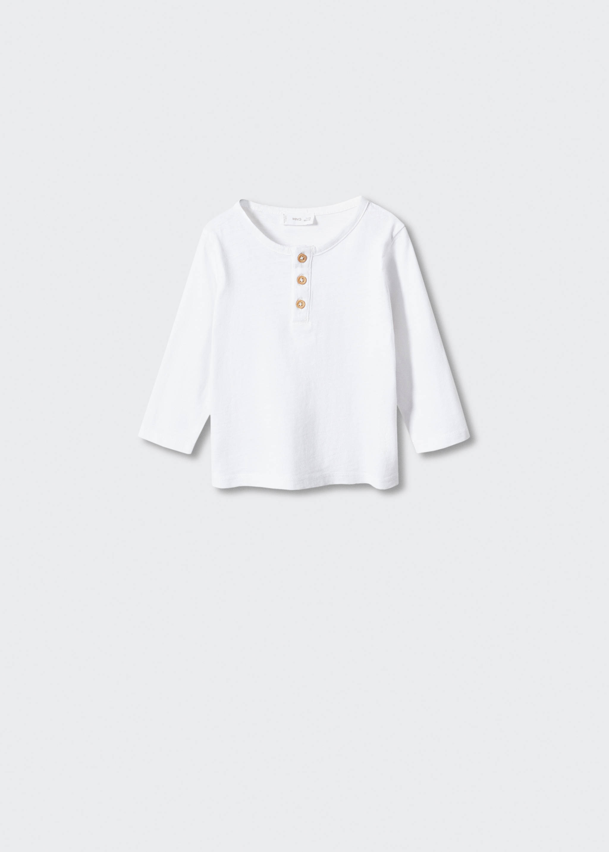 Buttoned long sleeve t-shirt - Article without model